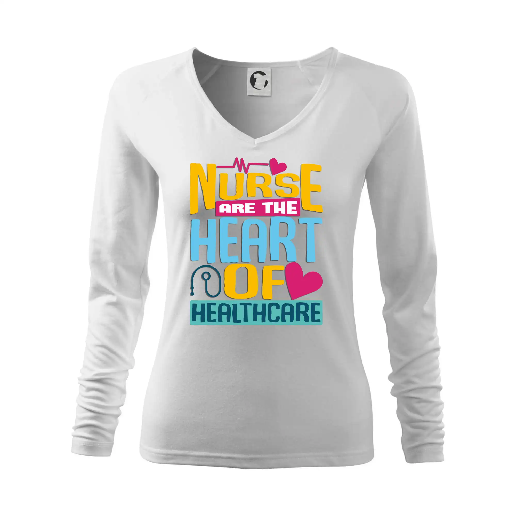 Nurse are the heart of healthcare - Tričko dámske Elegance