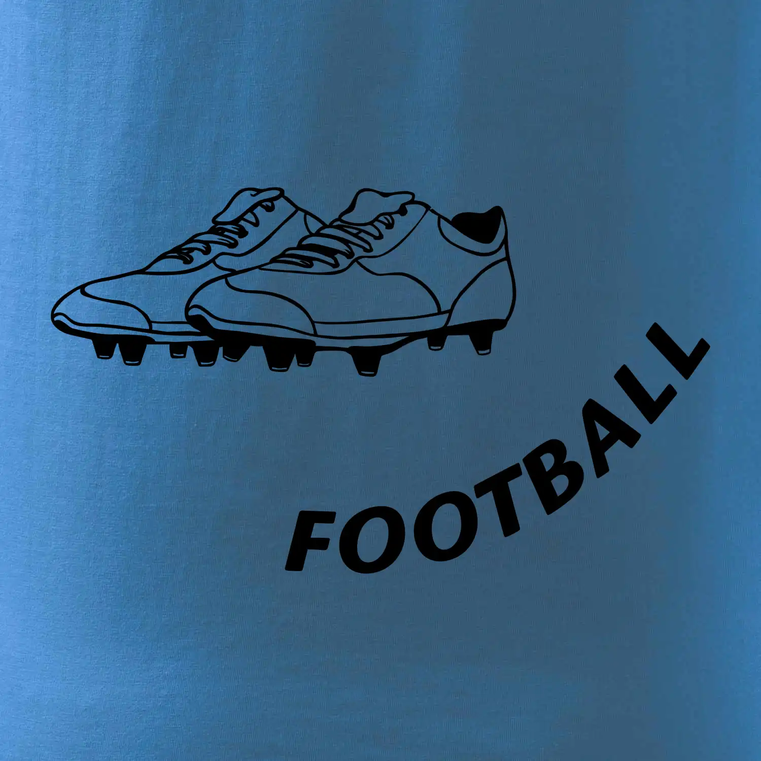 FOOTBALL nápis šikmo