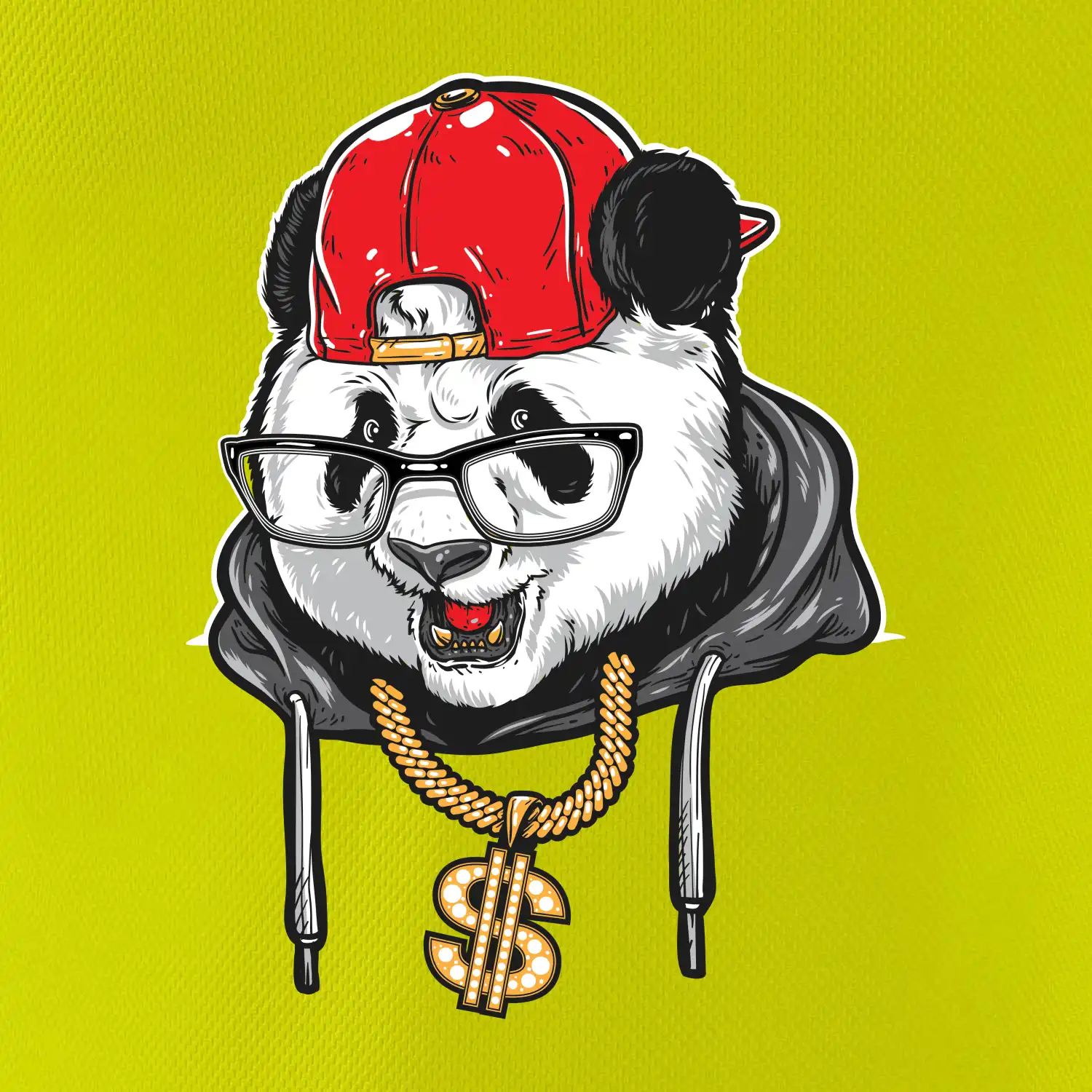 Hip hop panda