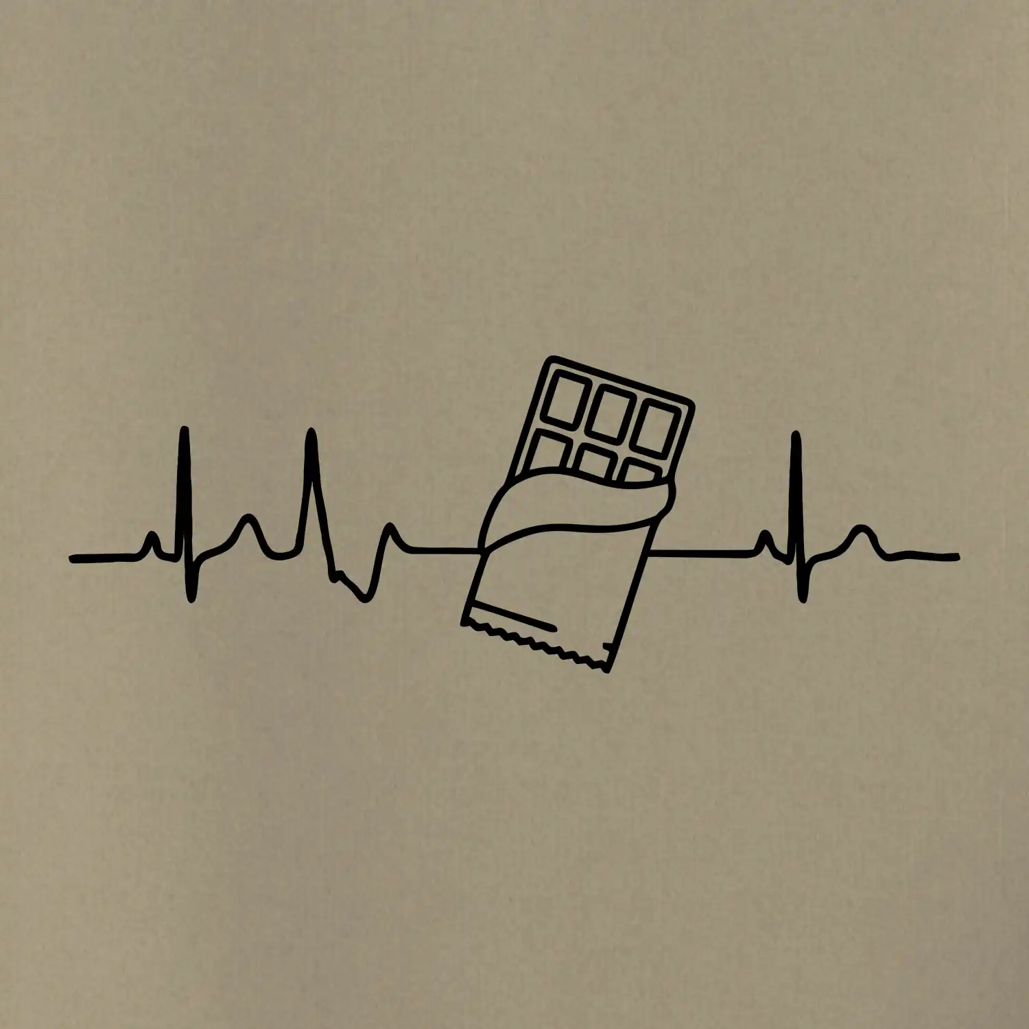EKG čokoláda