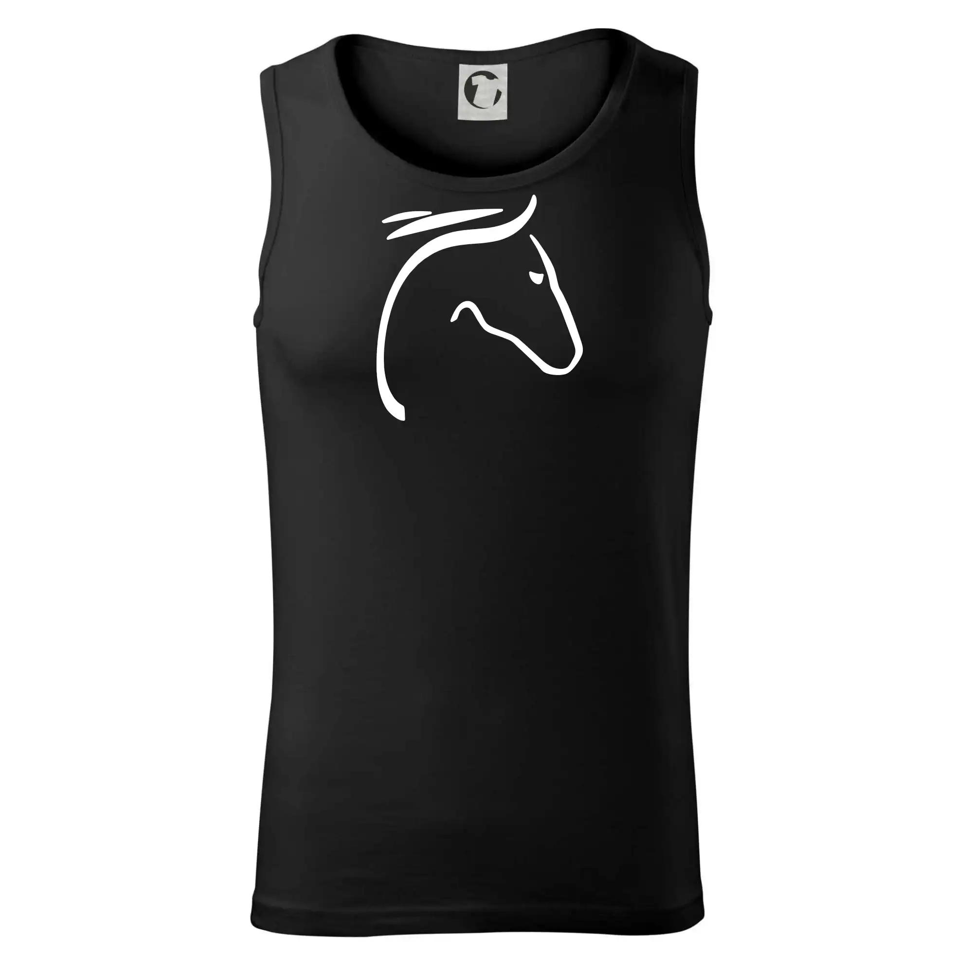 Kůň - hlava silueta