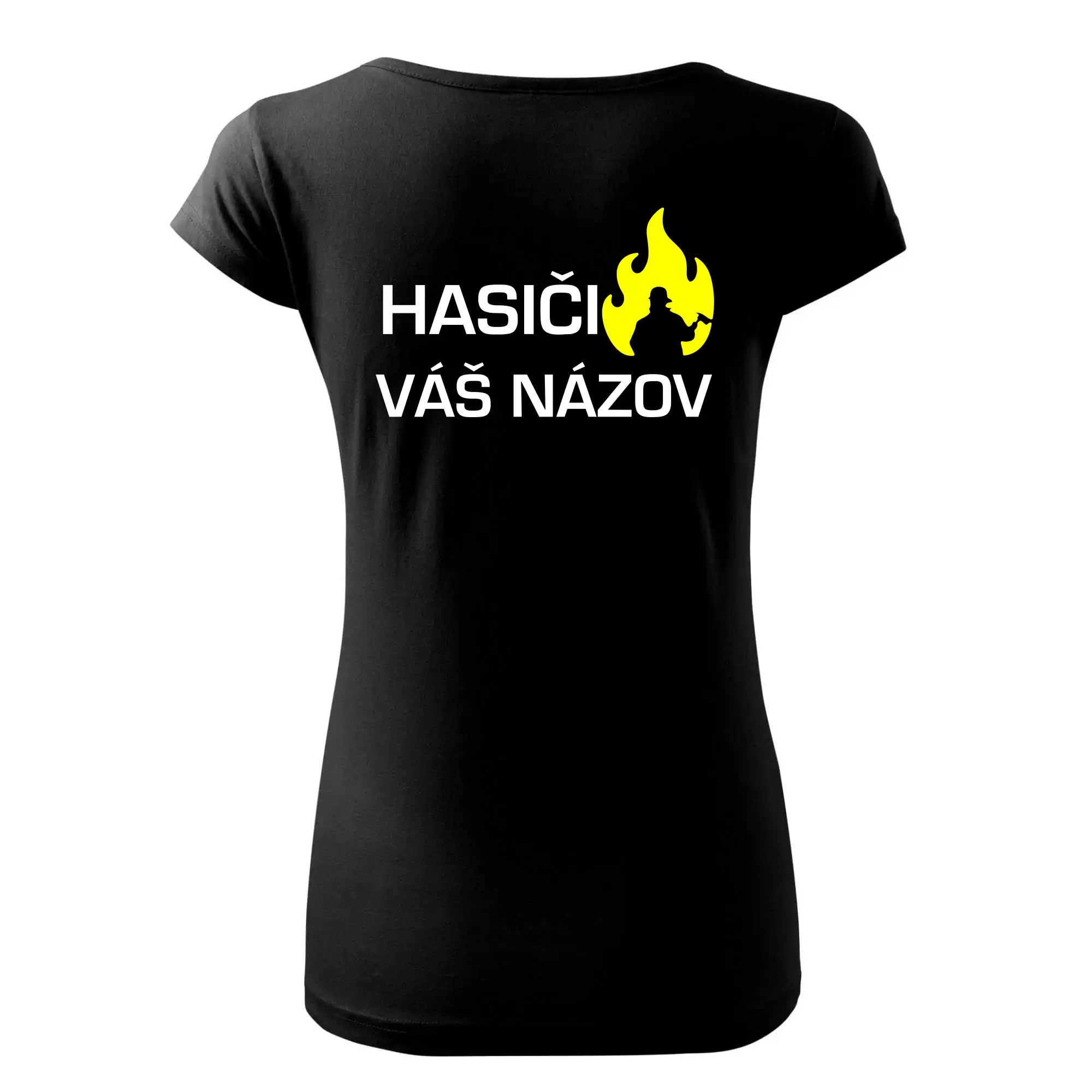 Hasiči - Váš názov - FLUO + Reflexná potlač