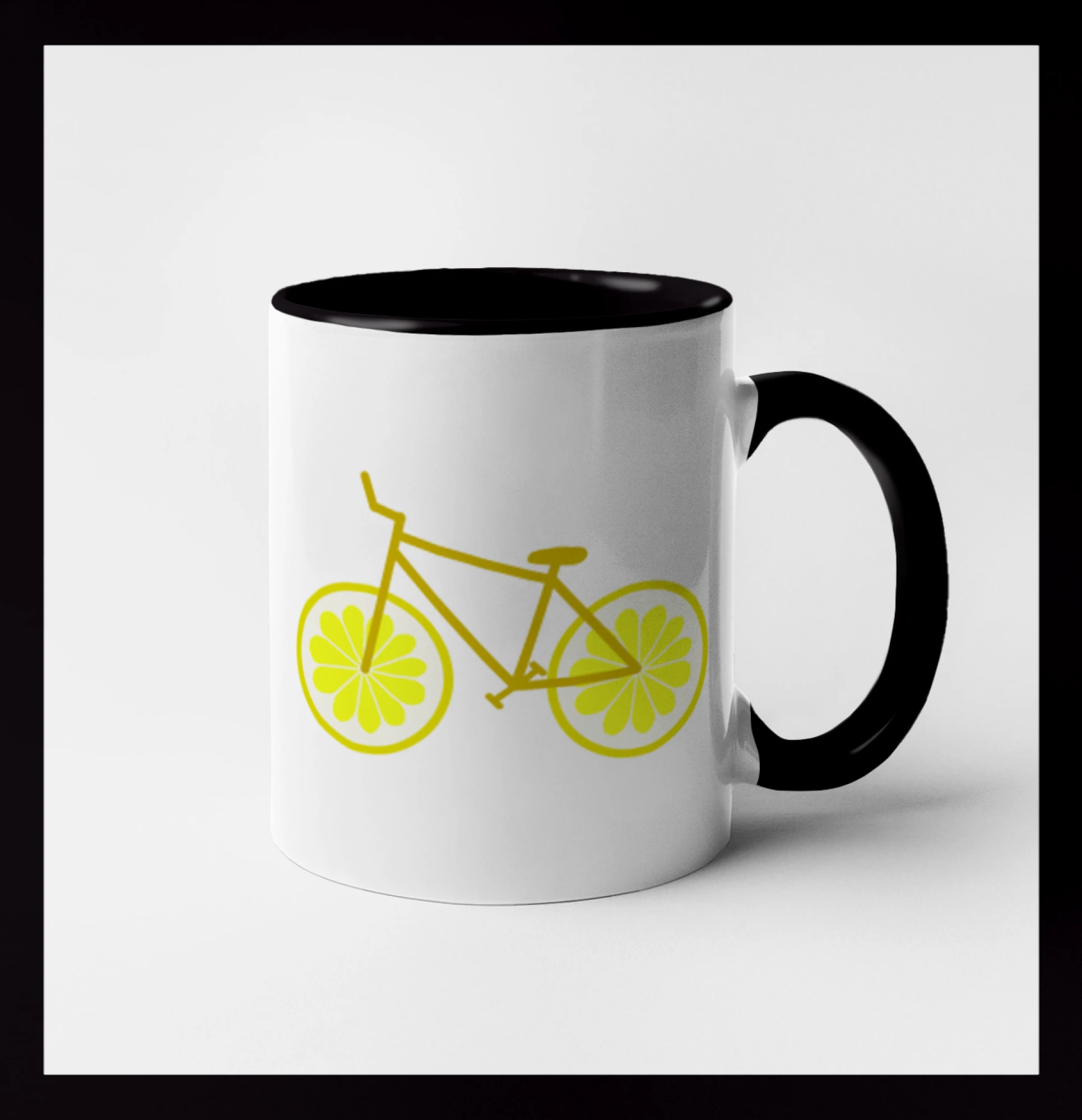 Tričko ako darček pre cyklistu - Bicykel citrón (Moňas) - Hrnček 