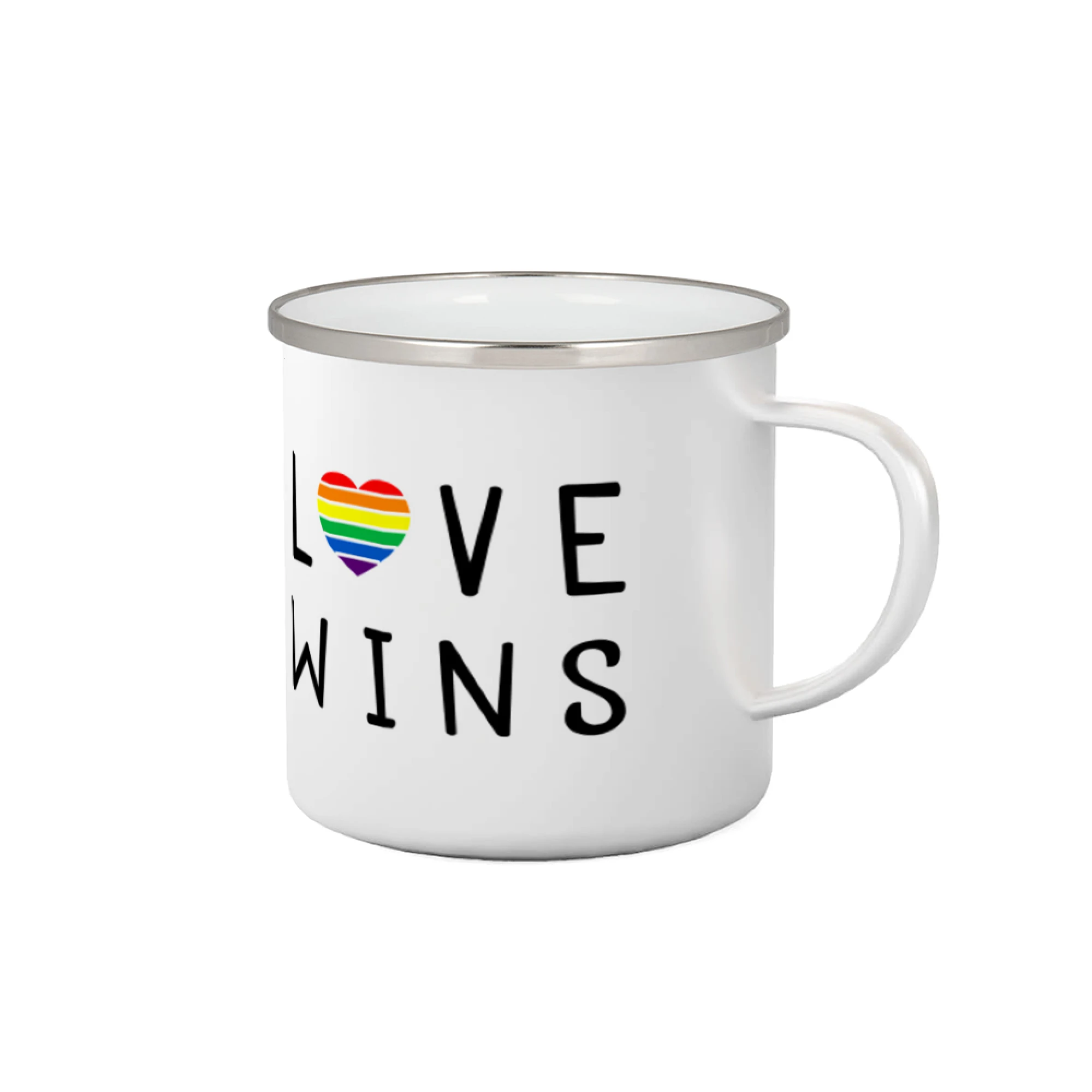 Tričká pre LGBT a Queer komunitu - Love wins nápis - Plecháčik