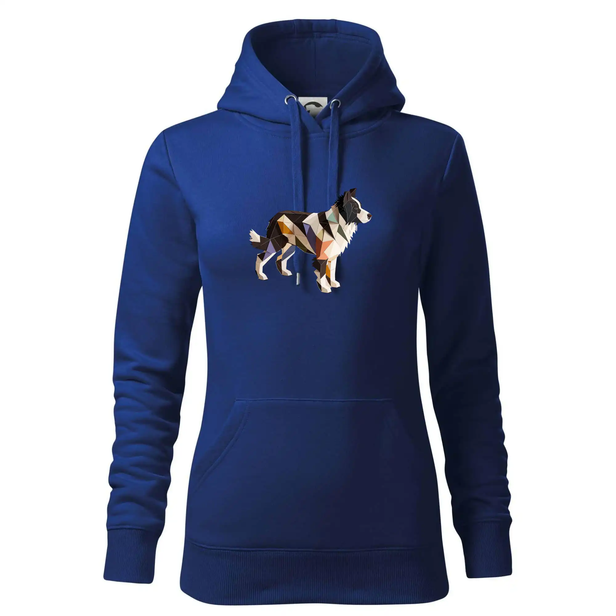 Border colie slepená z papíru