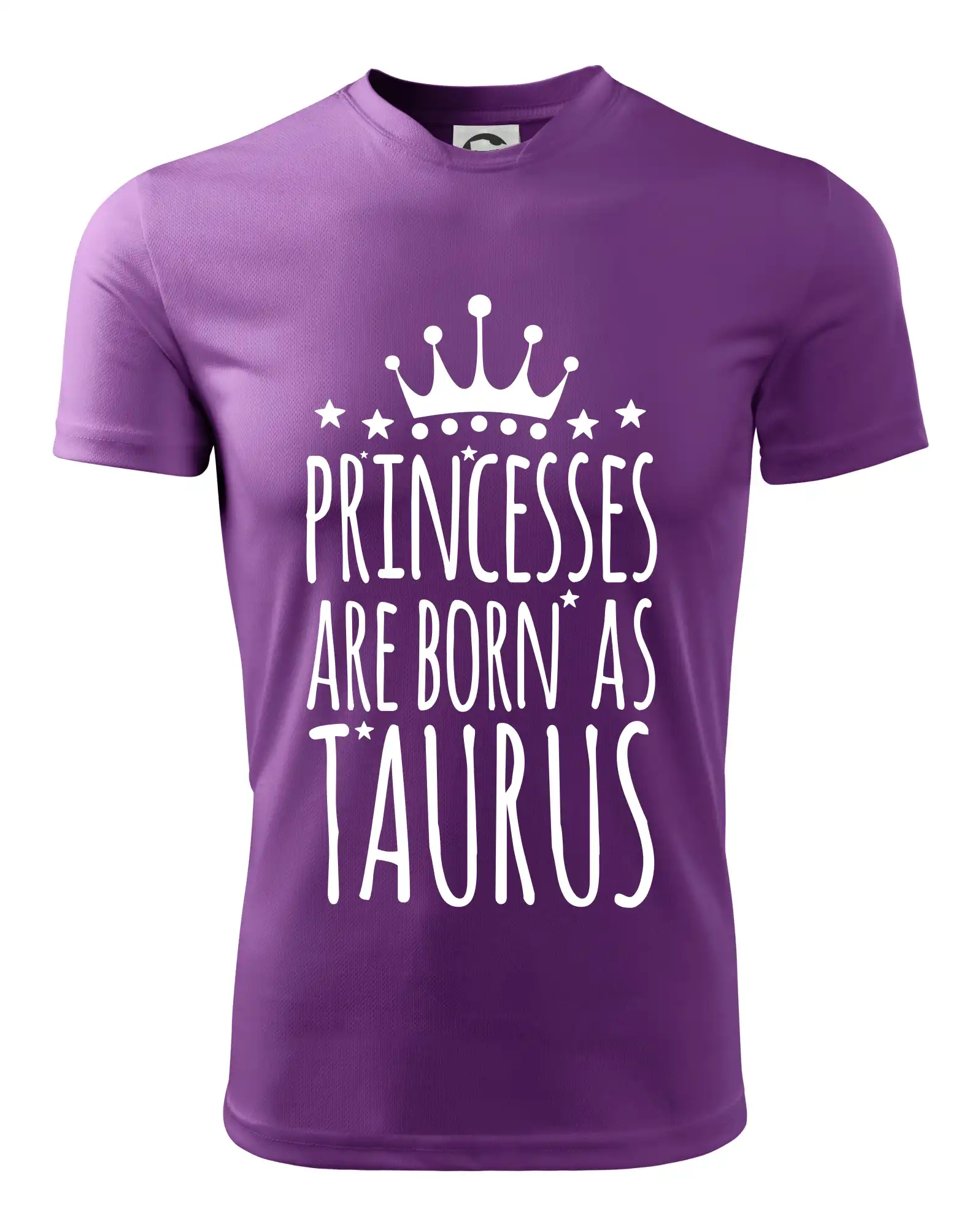 Tričká býk - Princesses are born as Taurus - Býk - Detské tričko športové