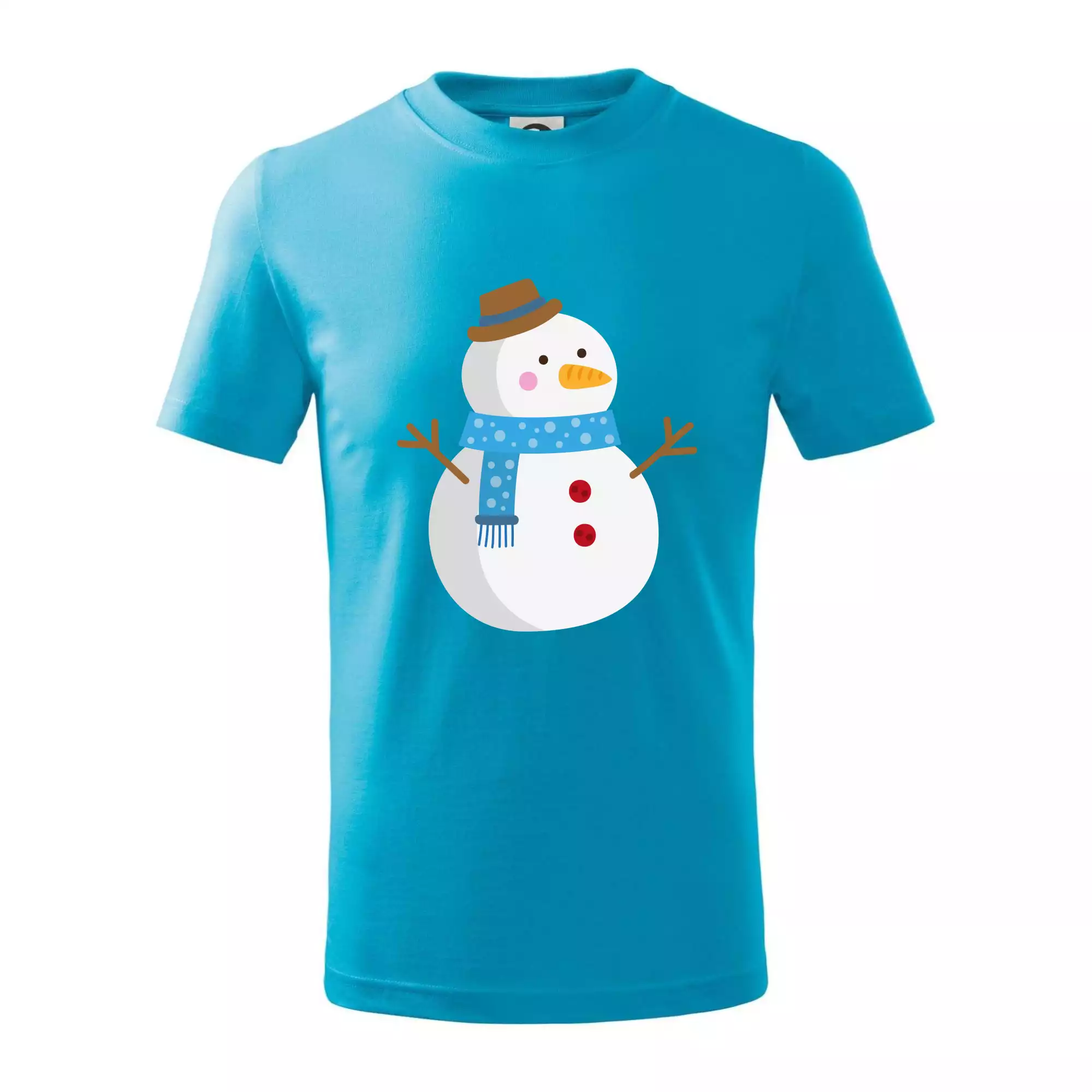 Sněhulák se šálou