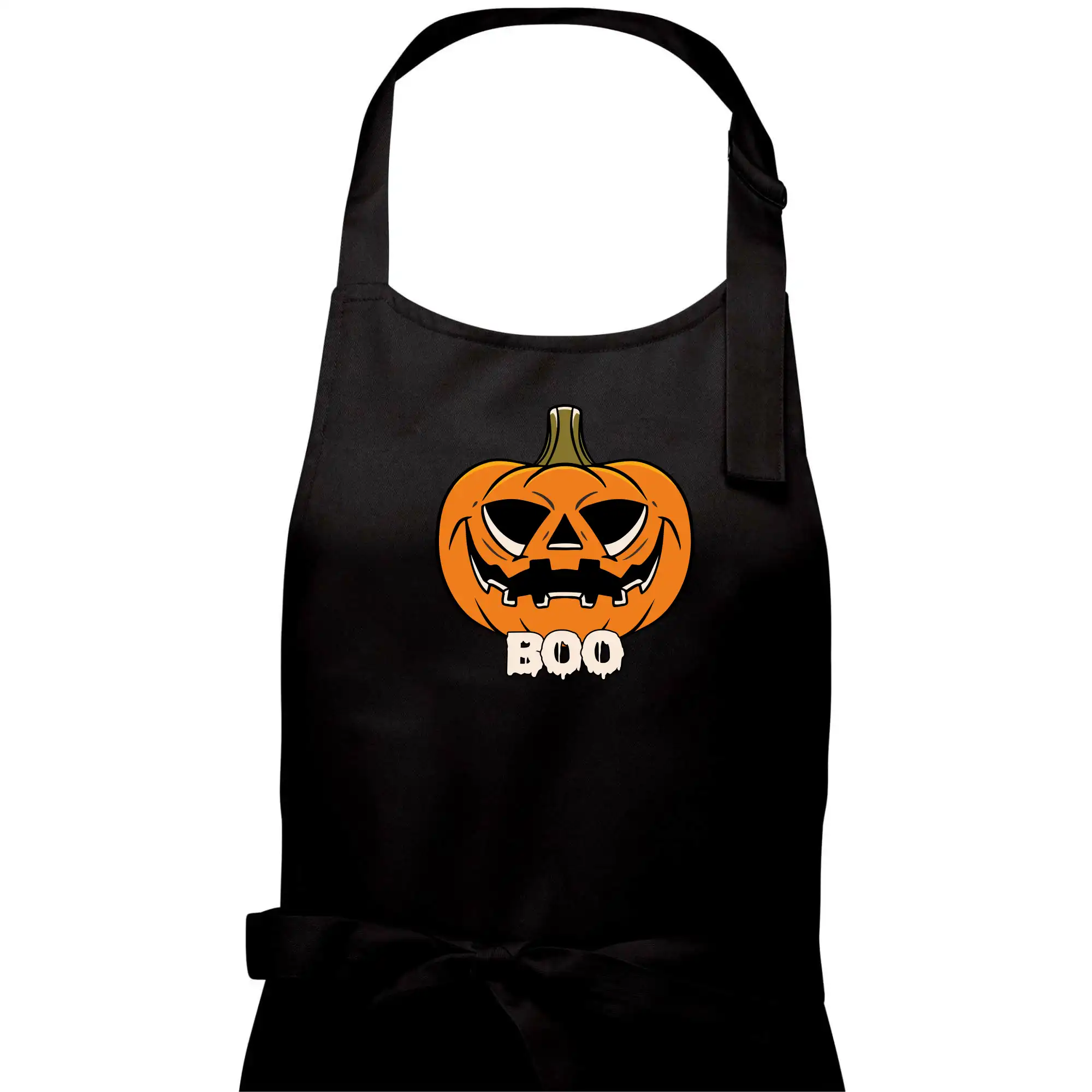 Grafické tričká - Halloween tekvica - Pánska zástera na varenie