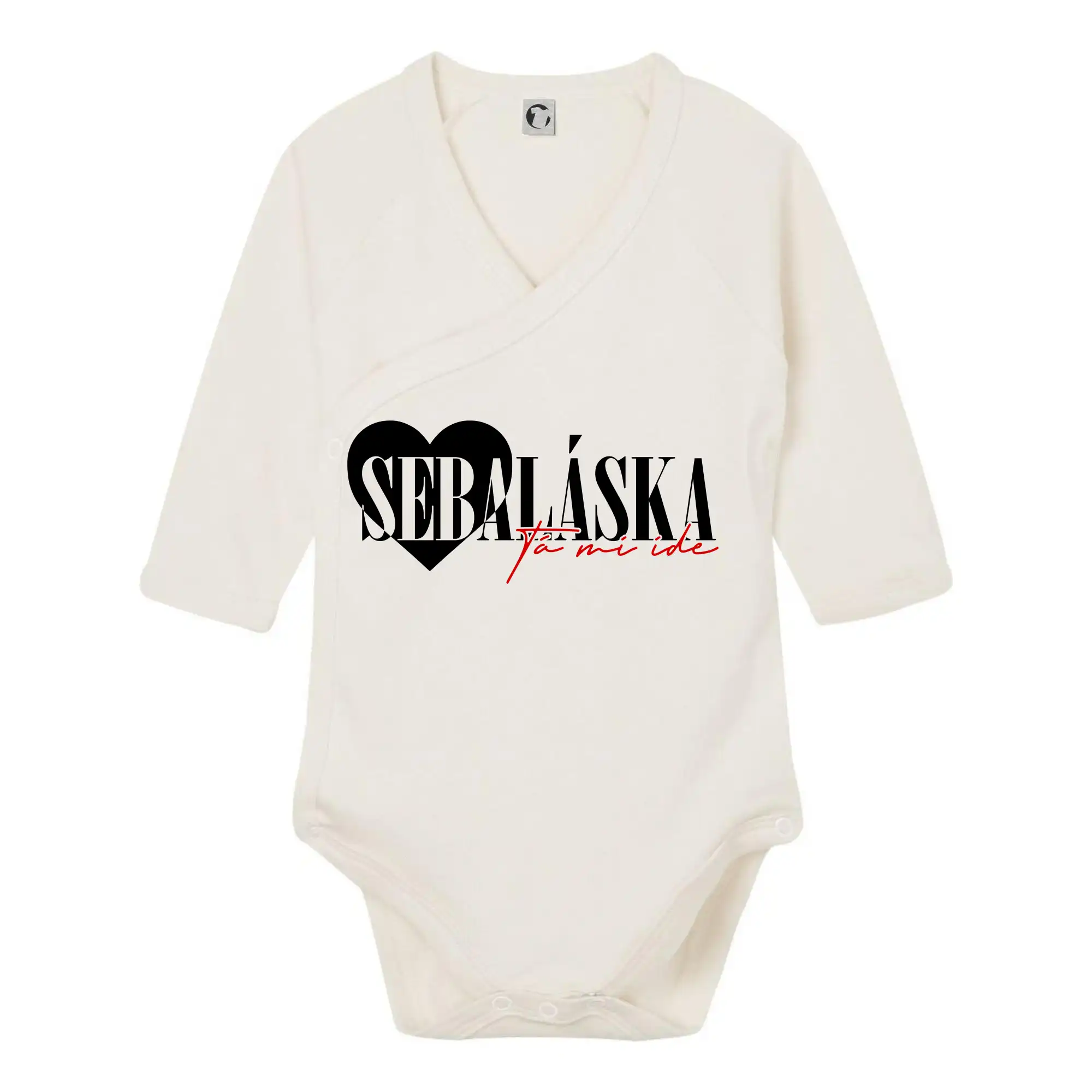 Tričká pre zamilovaných - Sebeláska ta mi ide - Body zavinovacie s dlhým rukávom