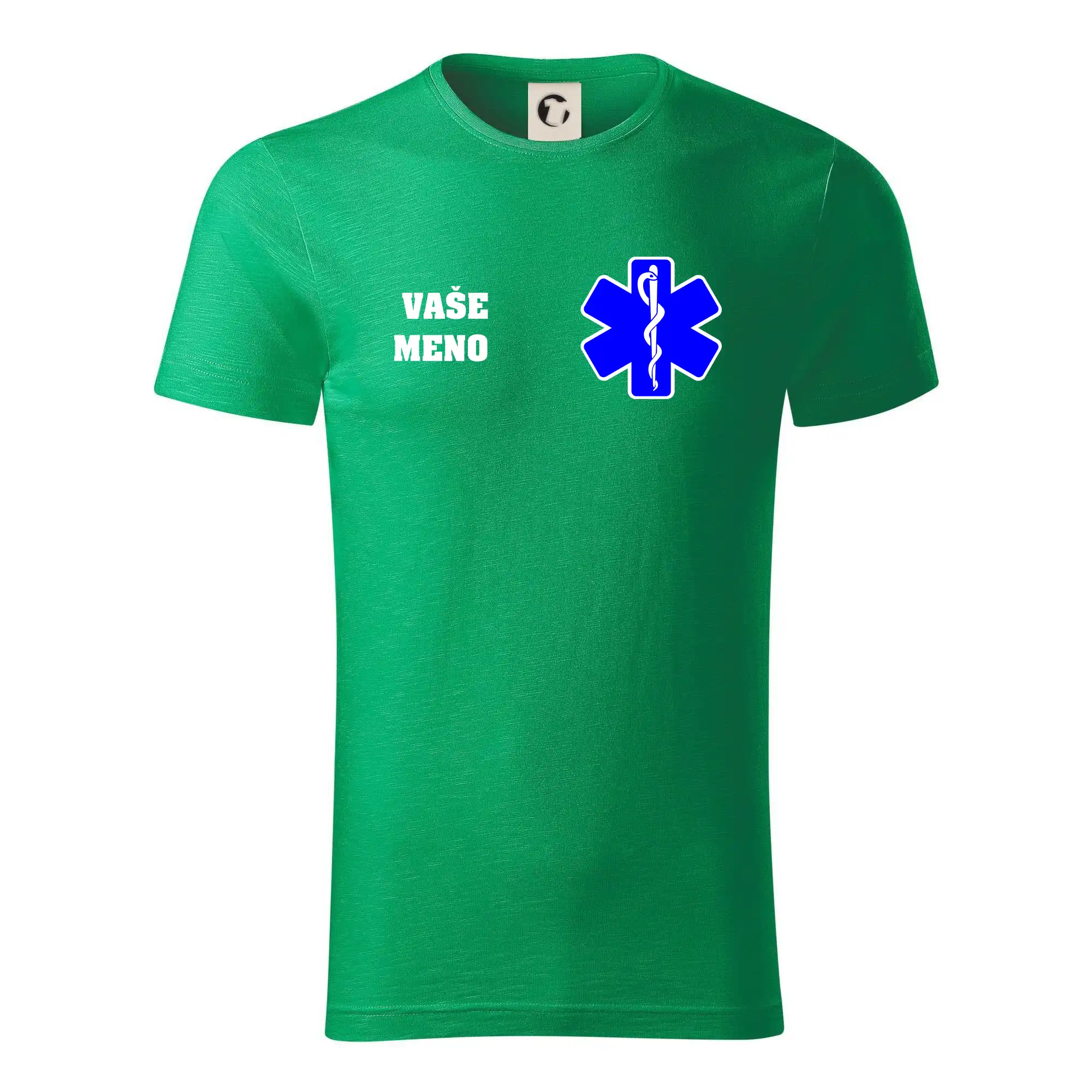 Originálne tričká pre hasičov - Rescue - Vaše meno - Tričko z organickej bavlny