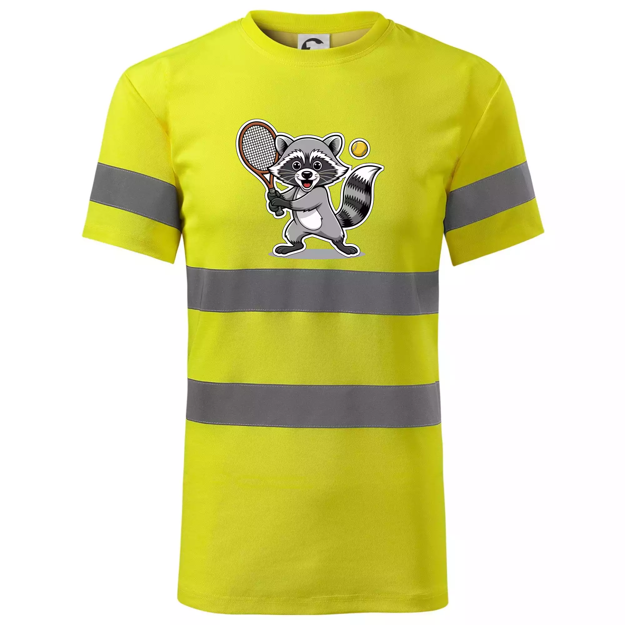 Mýval hraje tenis kreslený