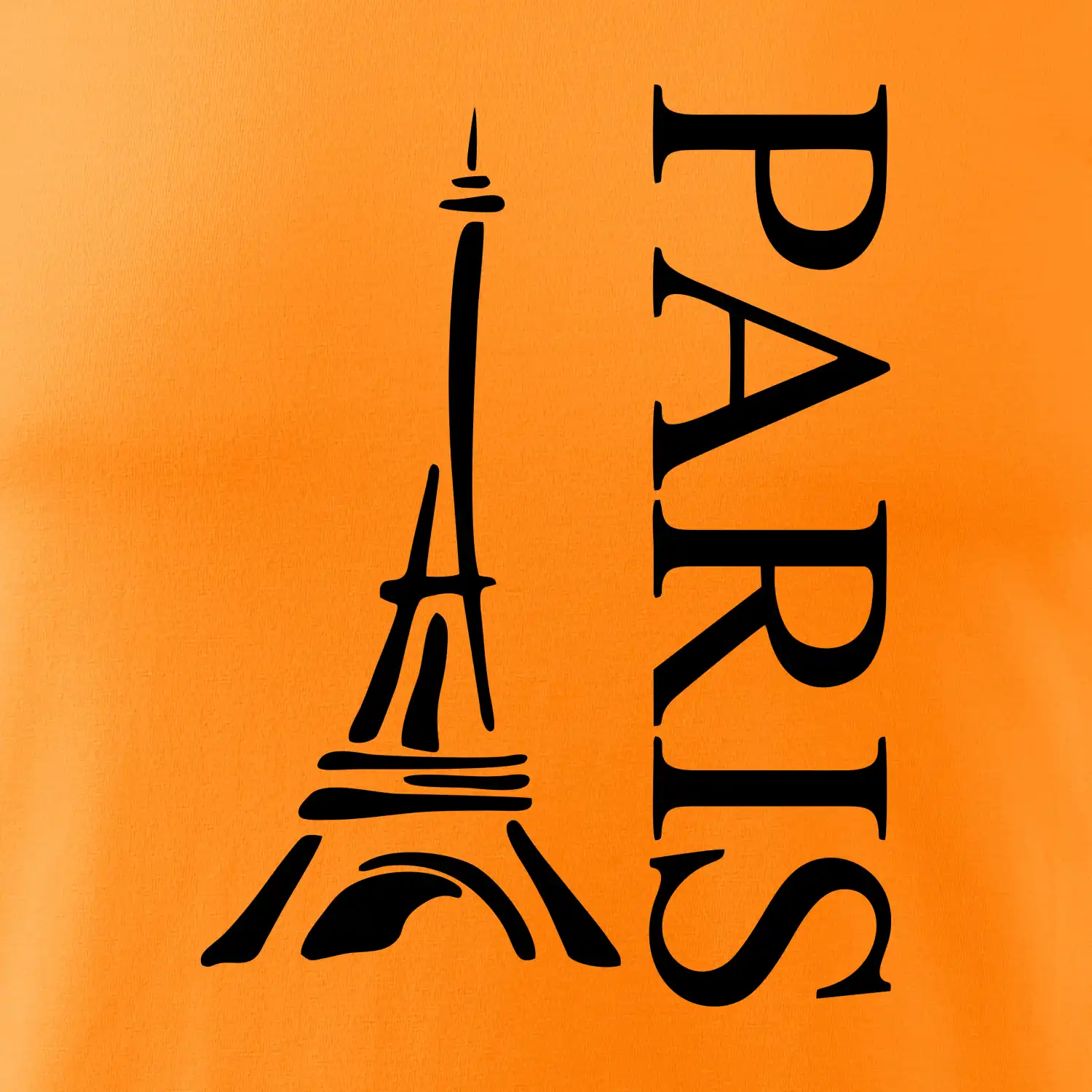 Paris nápis Eiffelovka na výšku