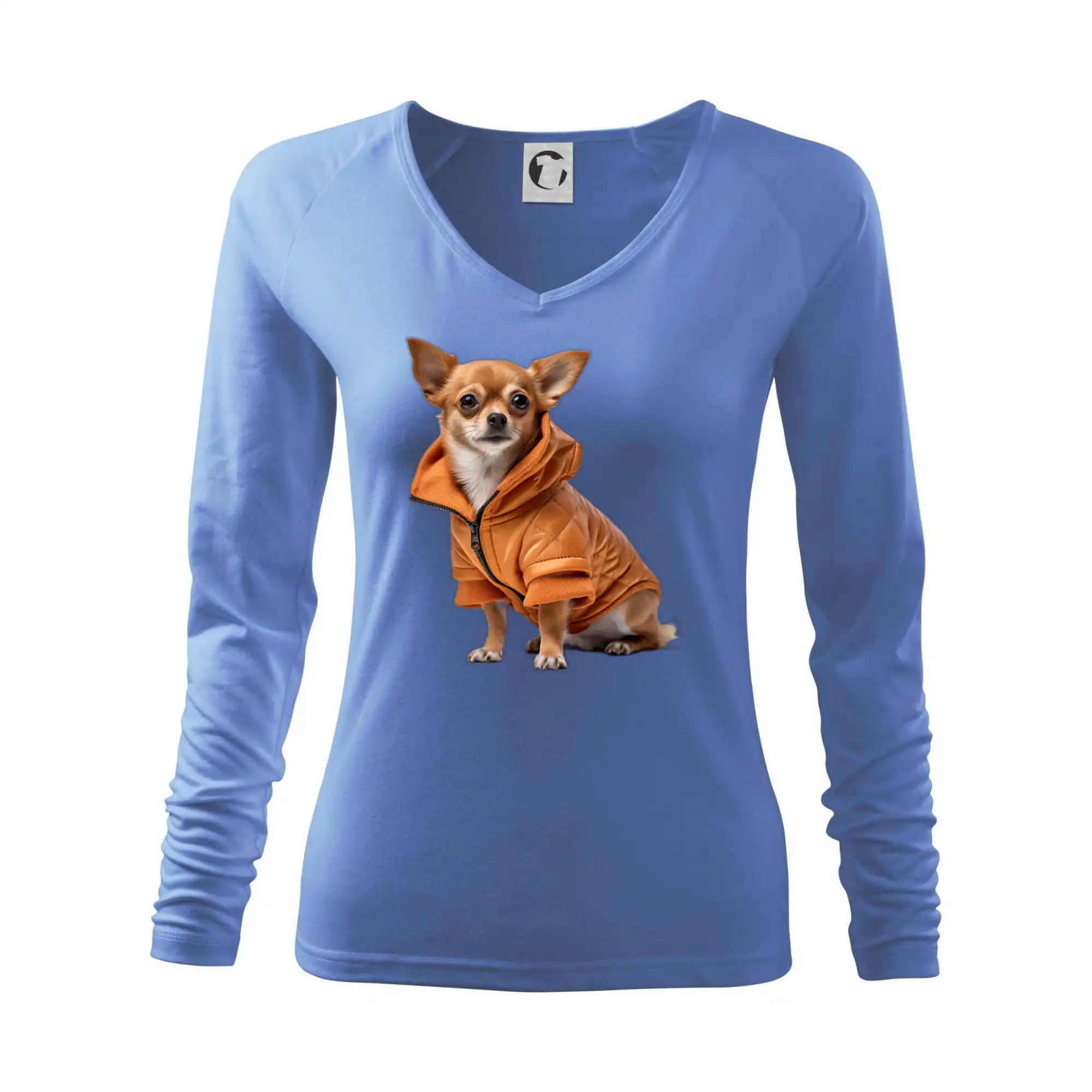 Čivava - Čivava v bunde - Tričko dámske Elegance