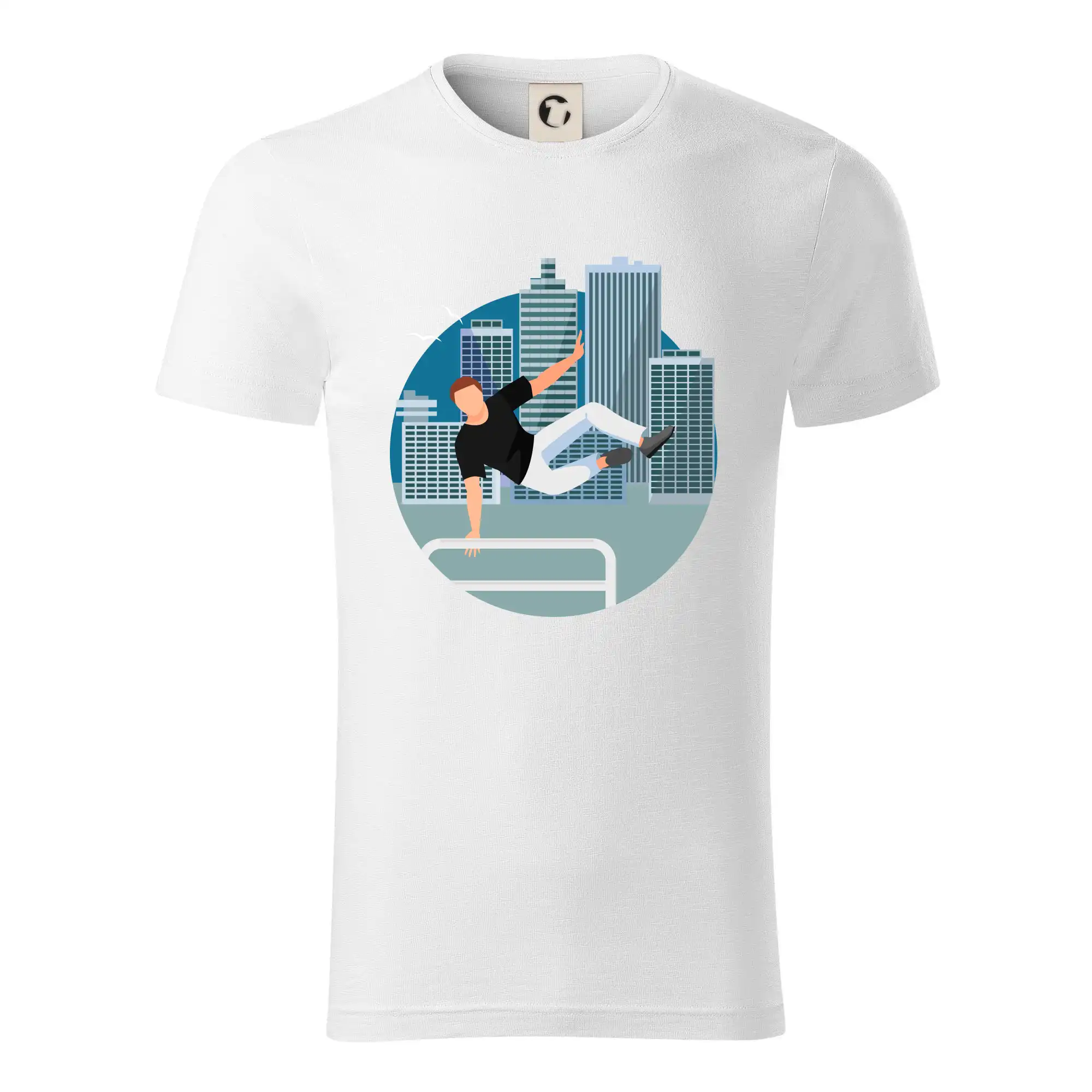 Ostatné športy - Parkour v meste - Tričko z organickej bavlny