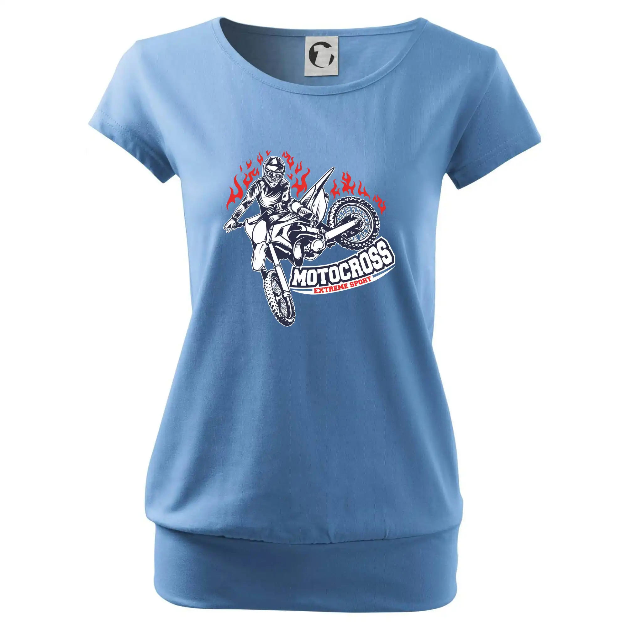 Motocross extreme sport fire