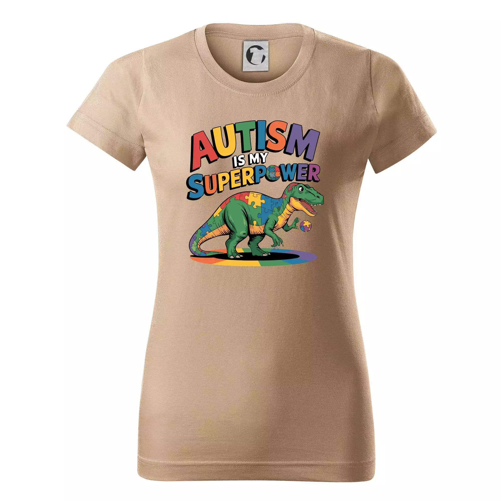 Stojící Rex Autism is my superpower