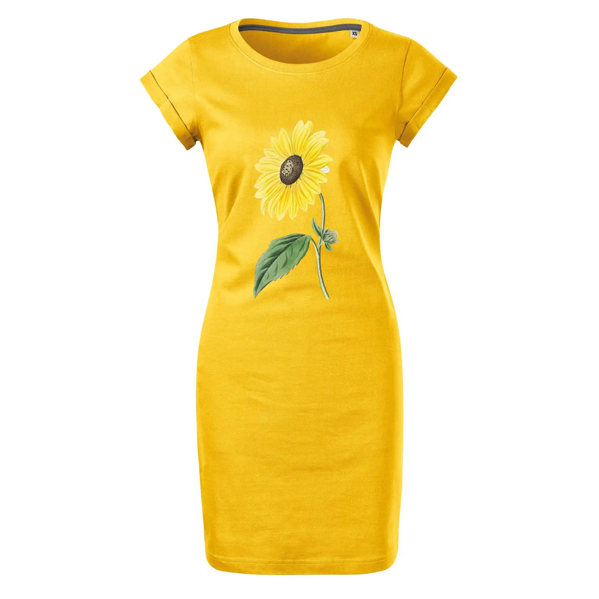 Slunečnice otočená