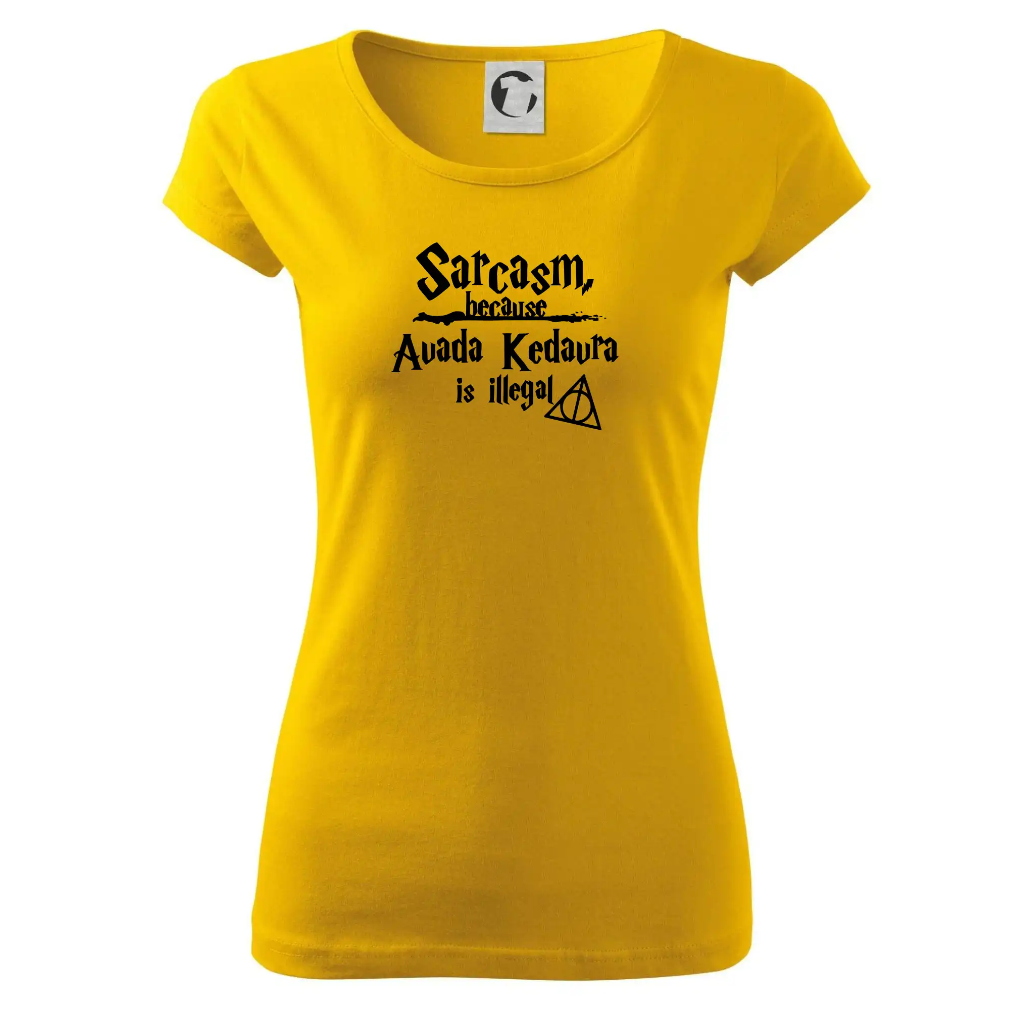 Harry - Sarcasm, because Avada Kedavra is illegal