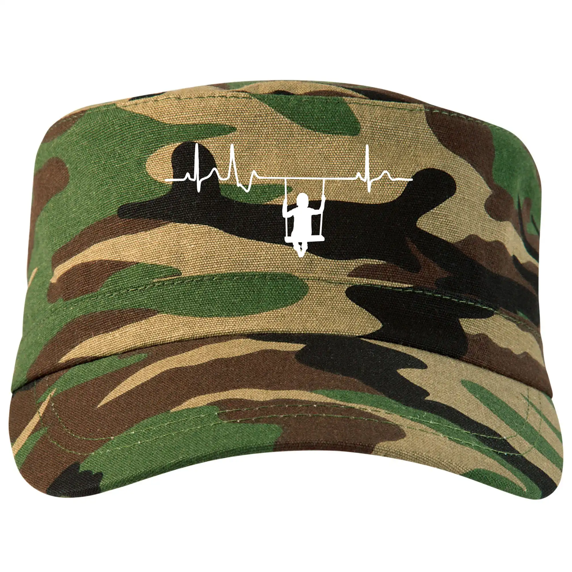 Grafické tričká - EKG hojdačka - Šiltovka CAMO