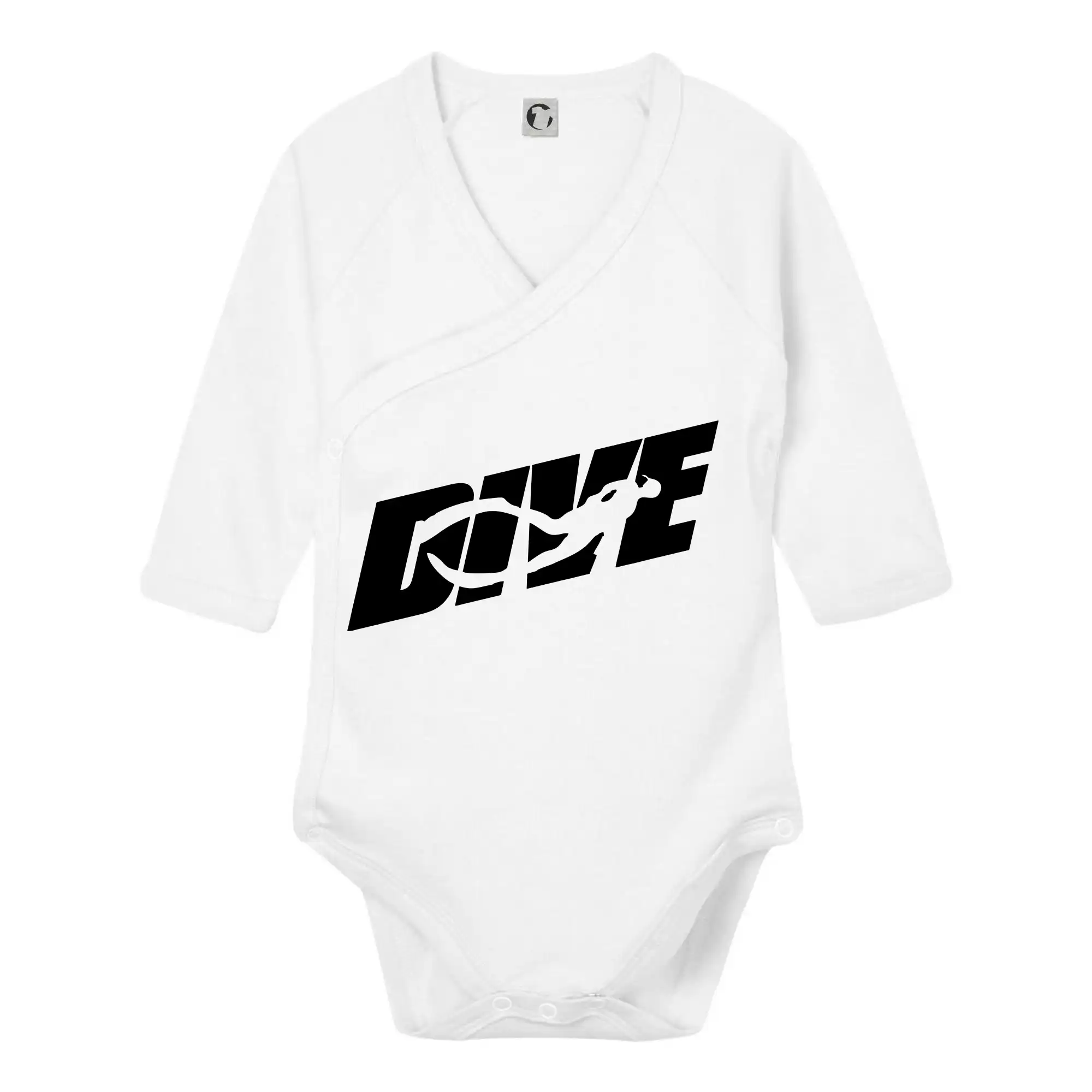 Potápačské tričká - Freediving - Dive - Body zavinovacie s dlhým rukávom