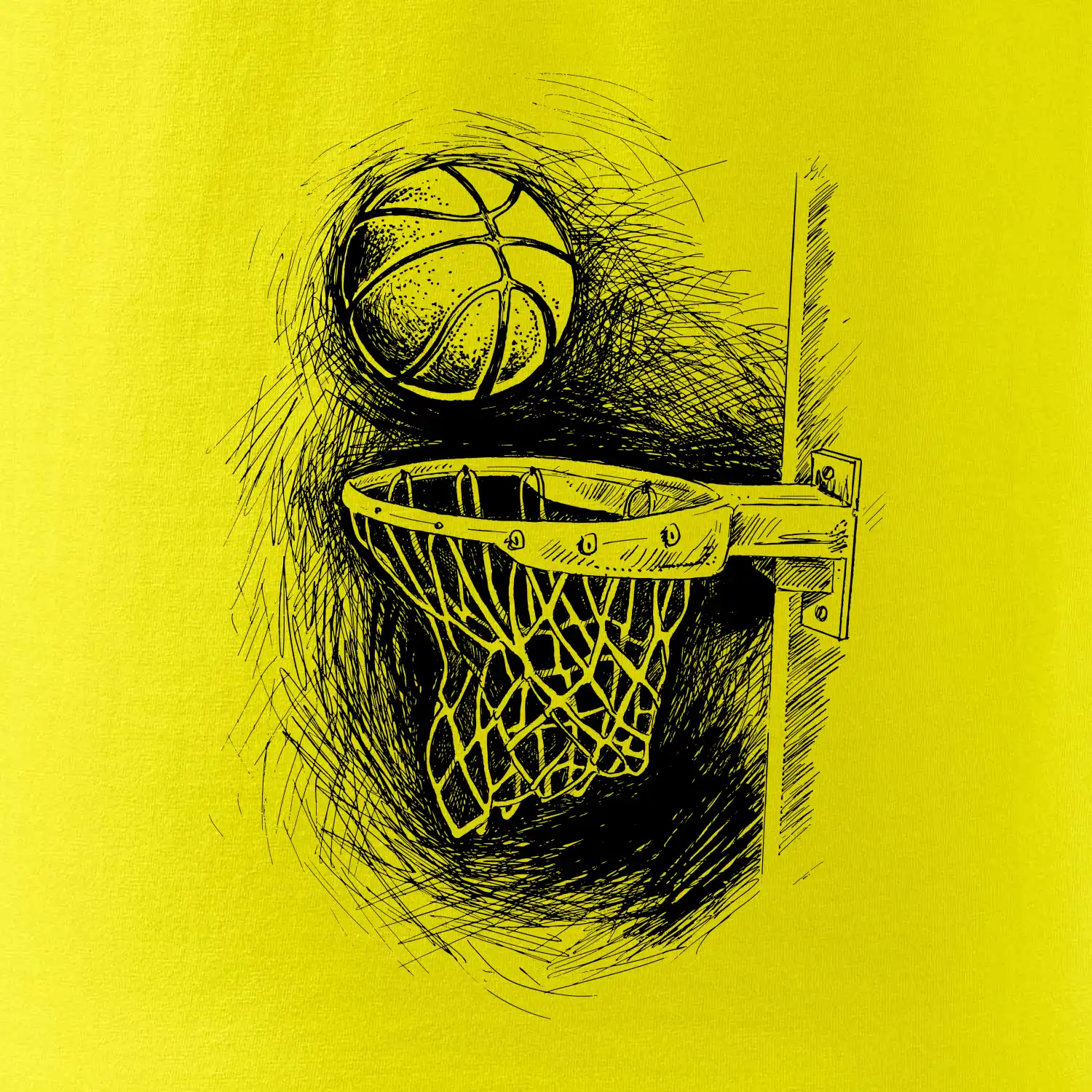 Basketball - kresba tužkou