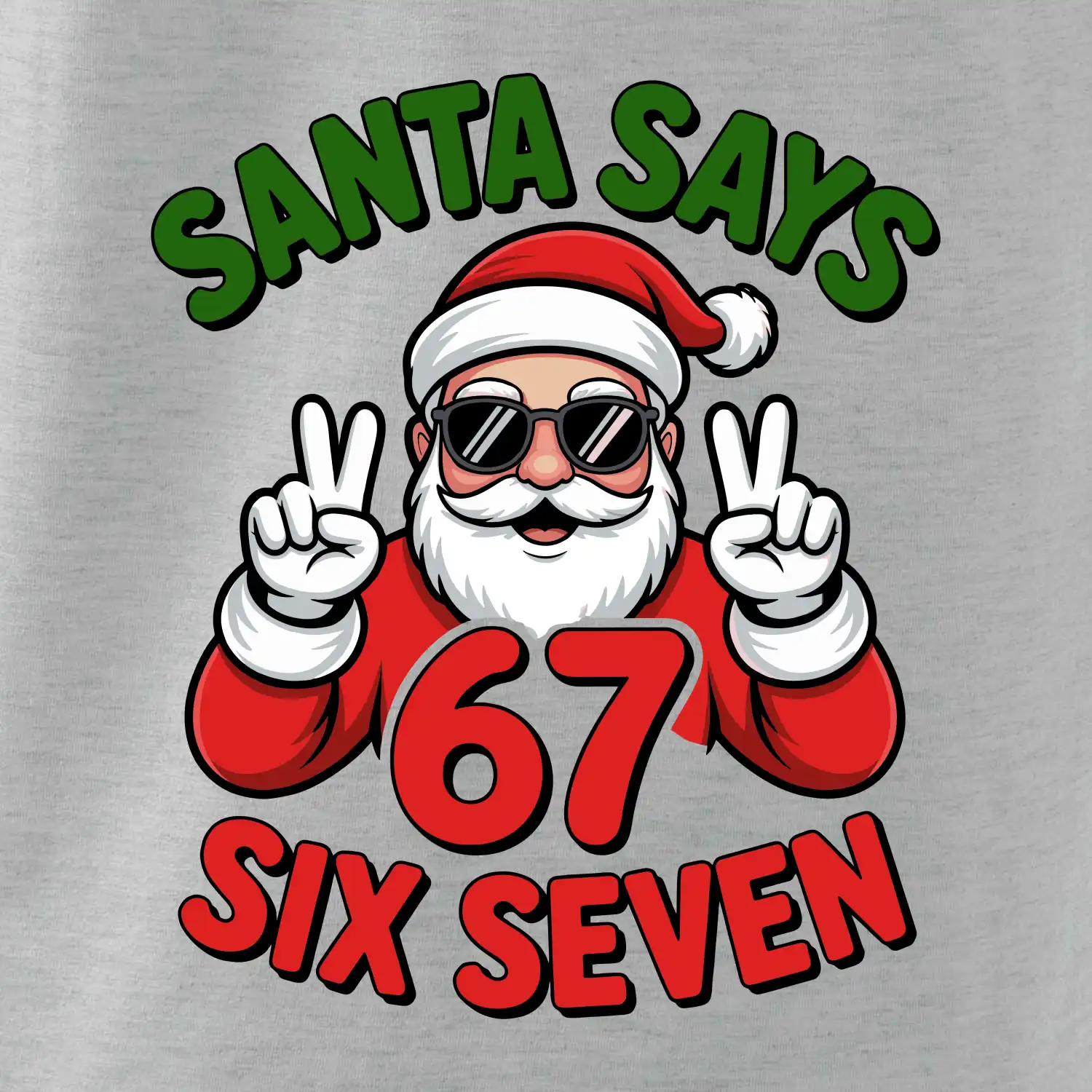 Santa says 67