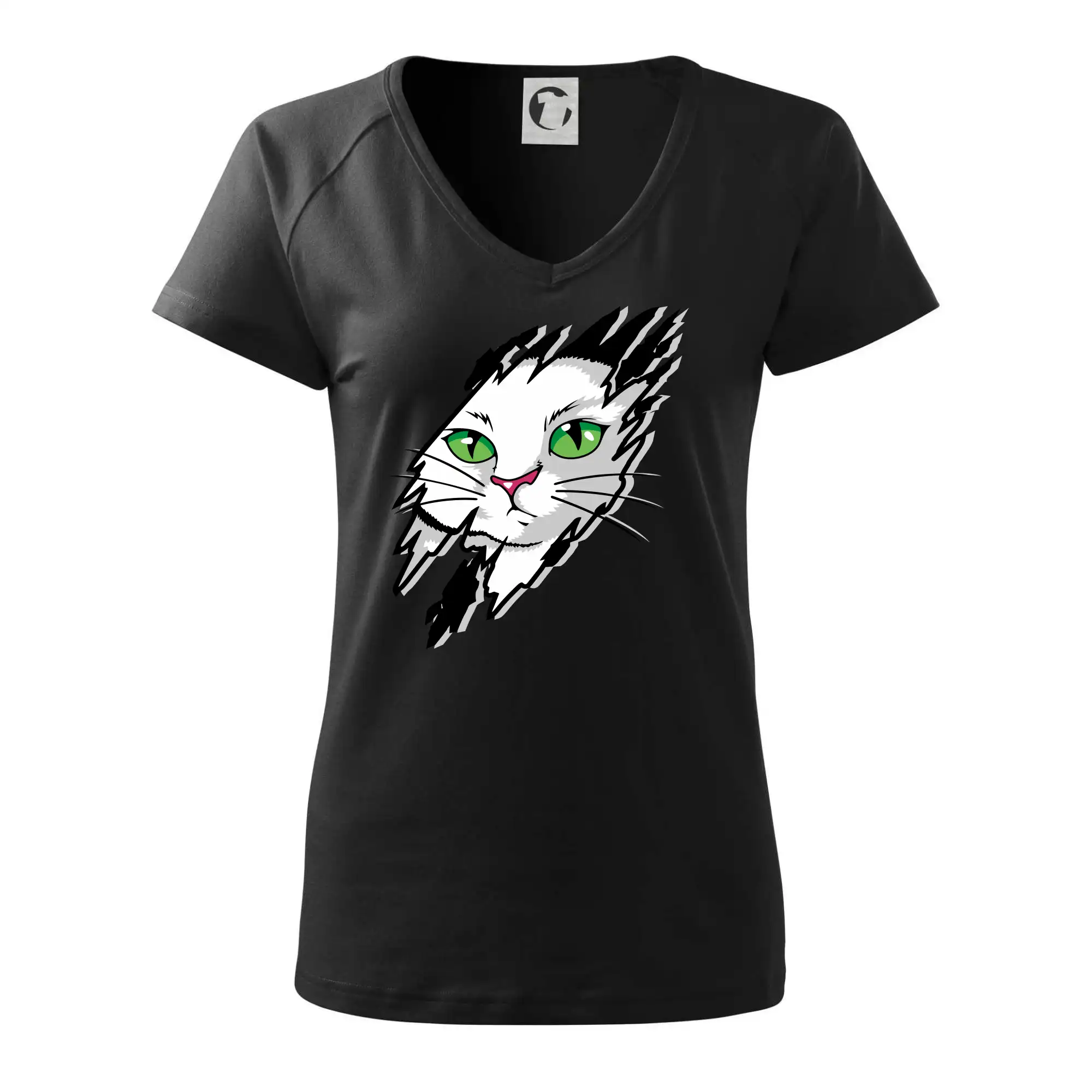 Kočka v roztrženém triku