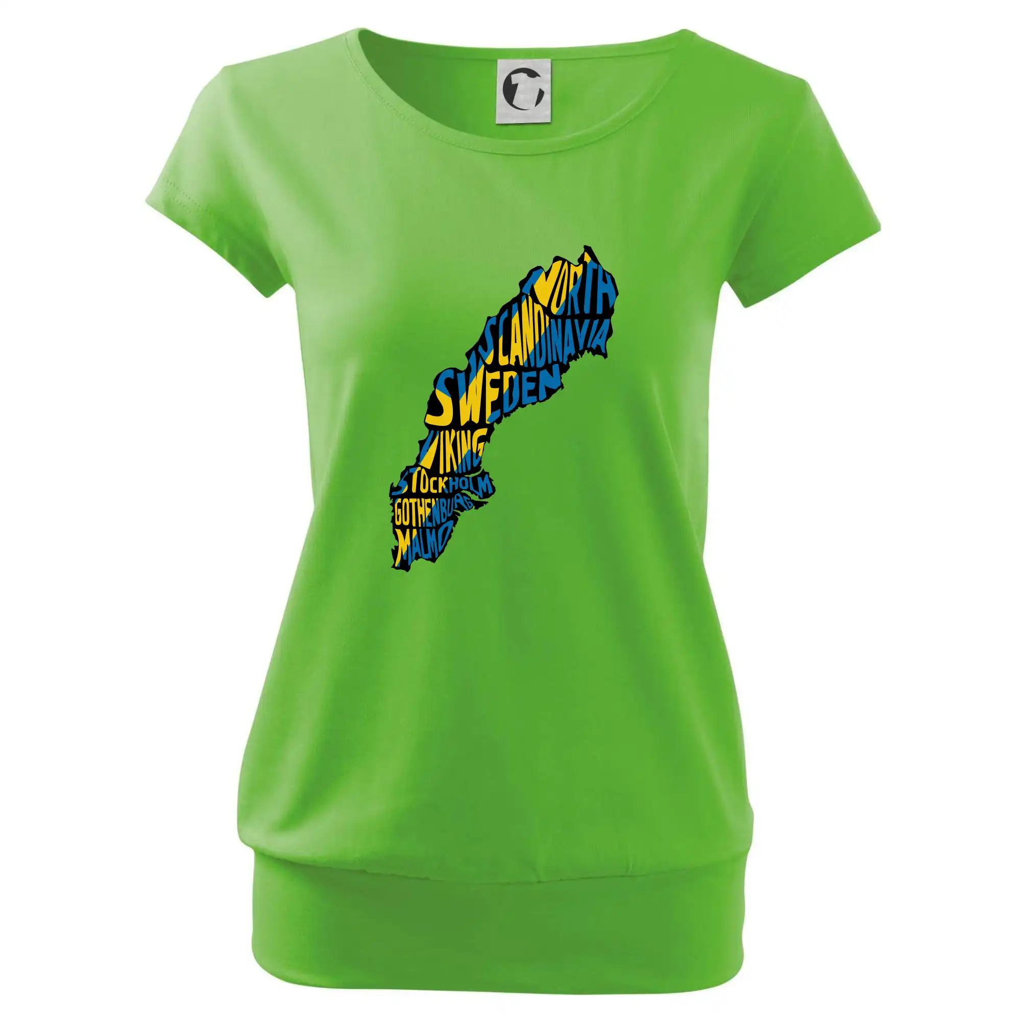 Mapy - názvy měst - Švédsko