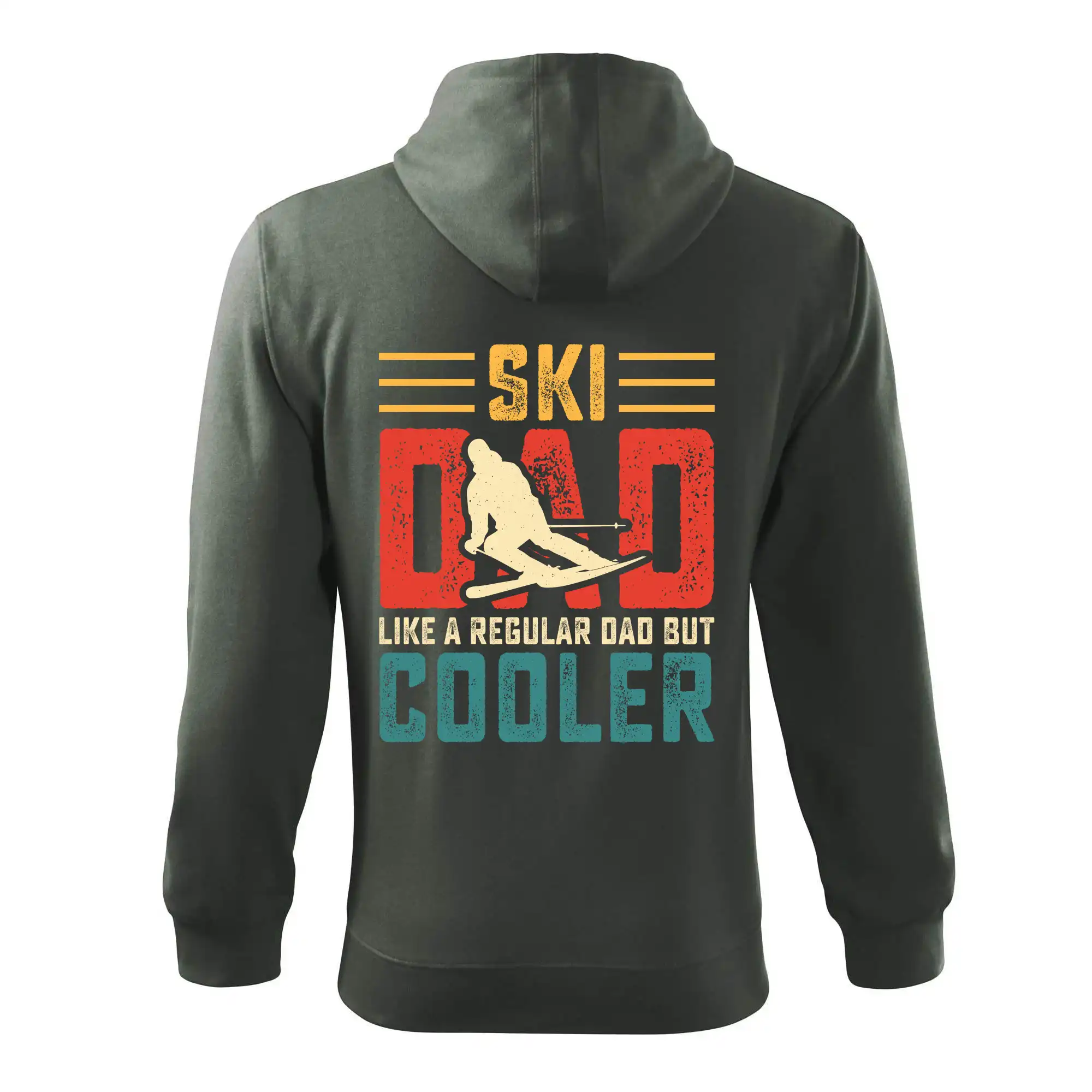 Ski dad like a regular dad but cooler
