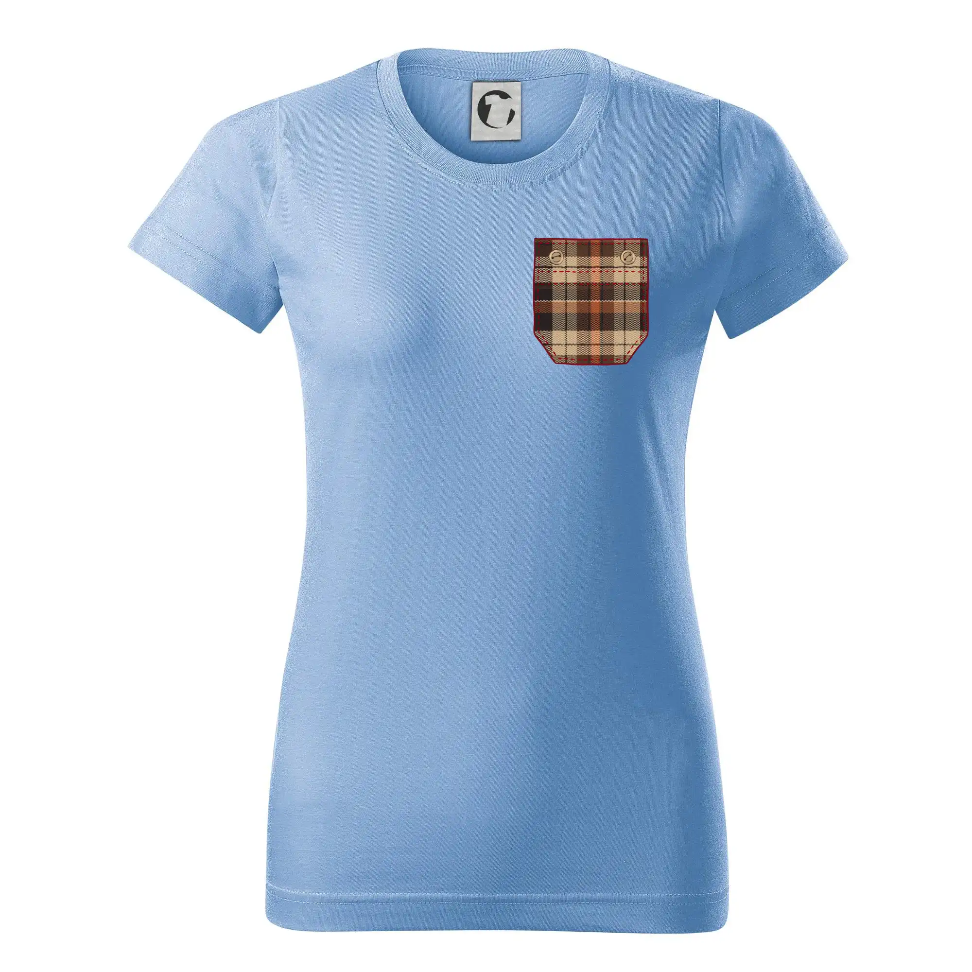 Flanelové triko hnědé