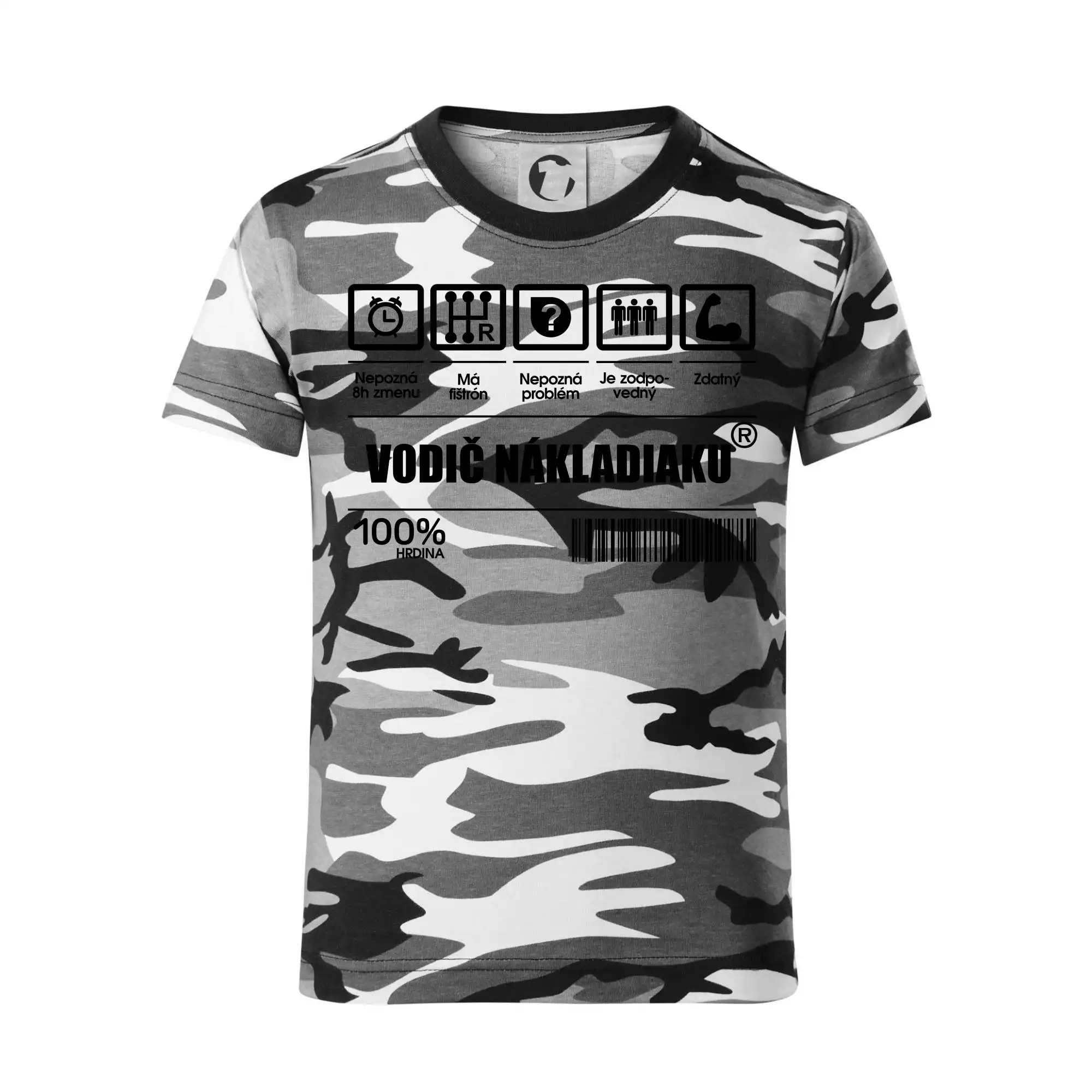 Čiarový kód - Vodič nákladiaku