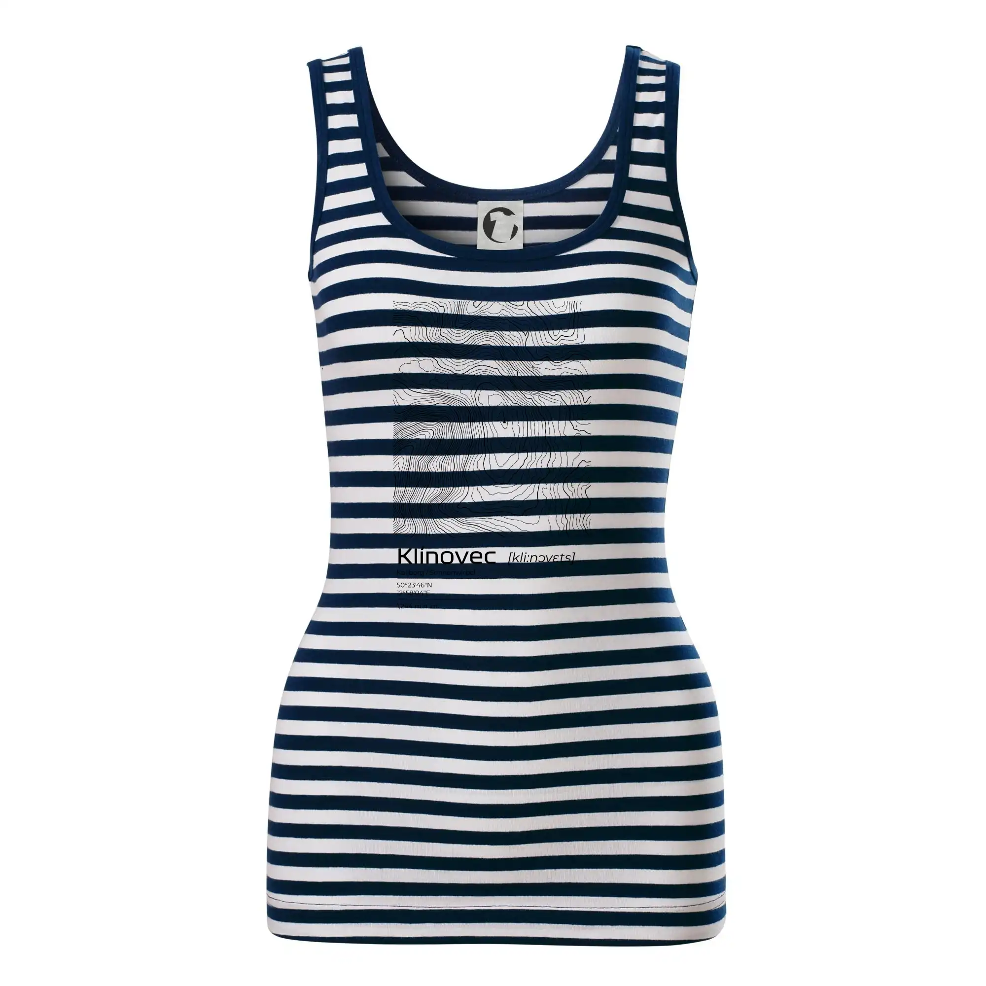 Klínovec - vrstevnice v obdélníku