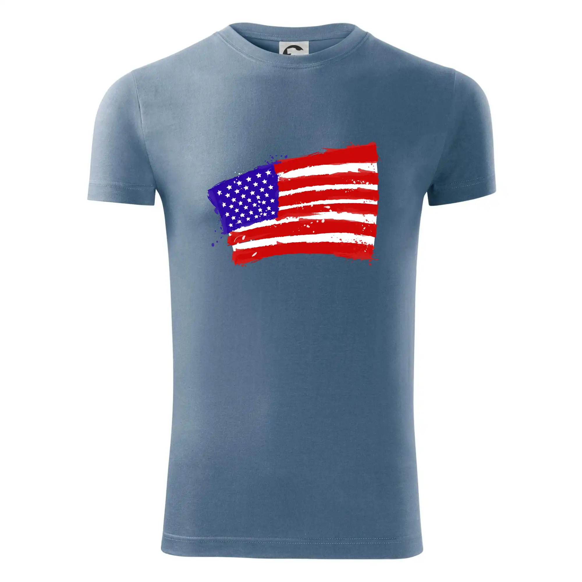 Americká vlajka ohnutá