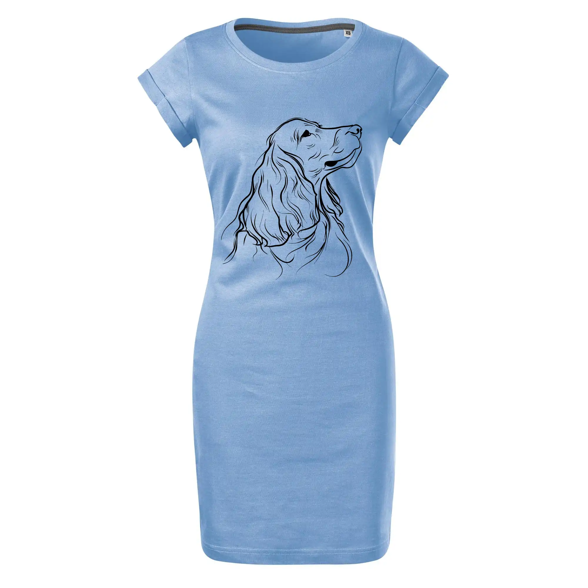 Anglický kokršpaněl černá kresba