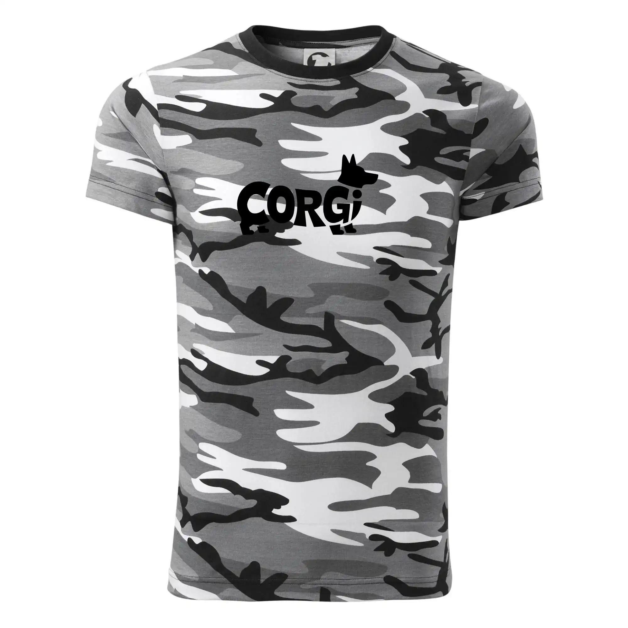 Corgi nápis v těle