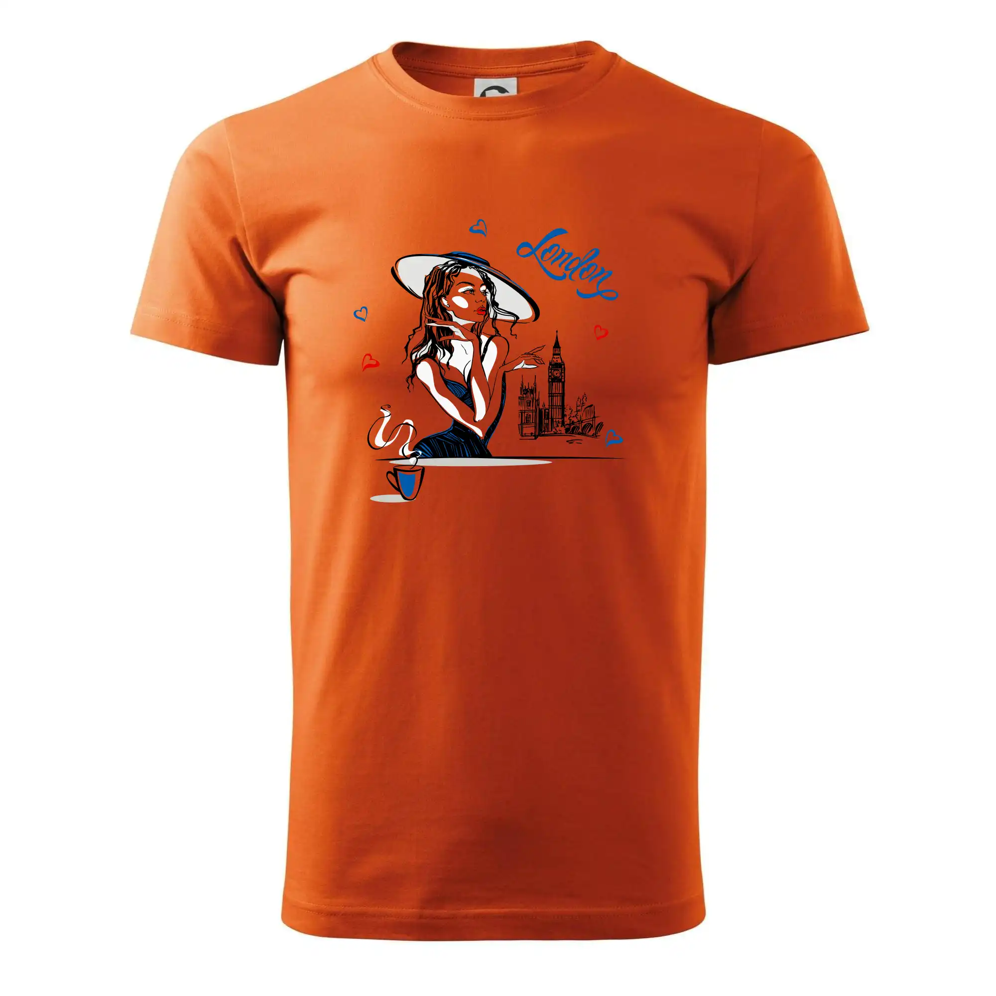 Tričká Anglicko - Fashion model London - Tričko extra veľké  (5-8XL)