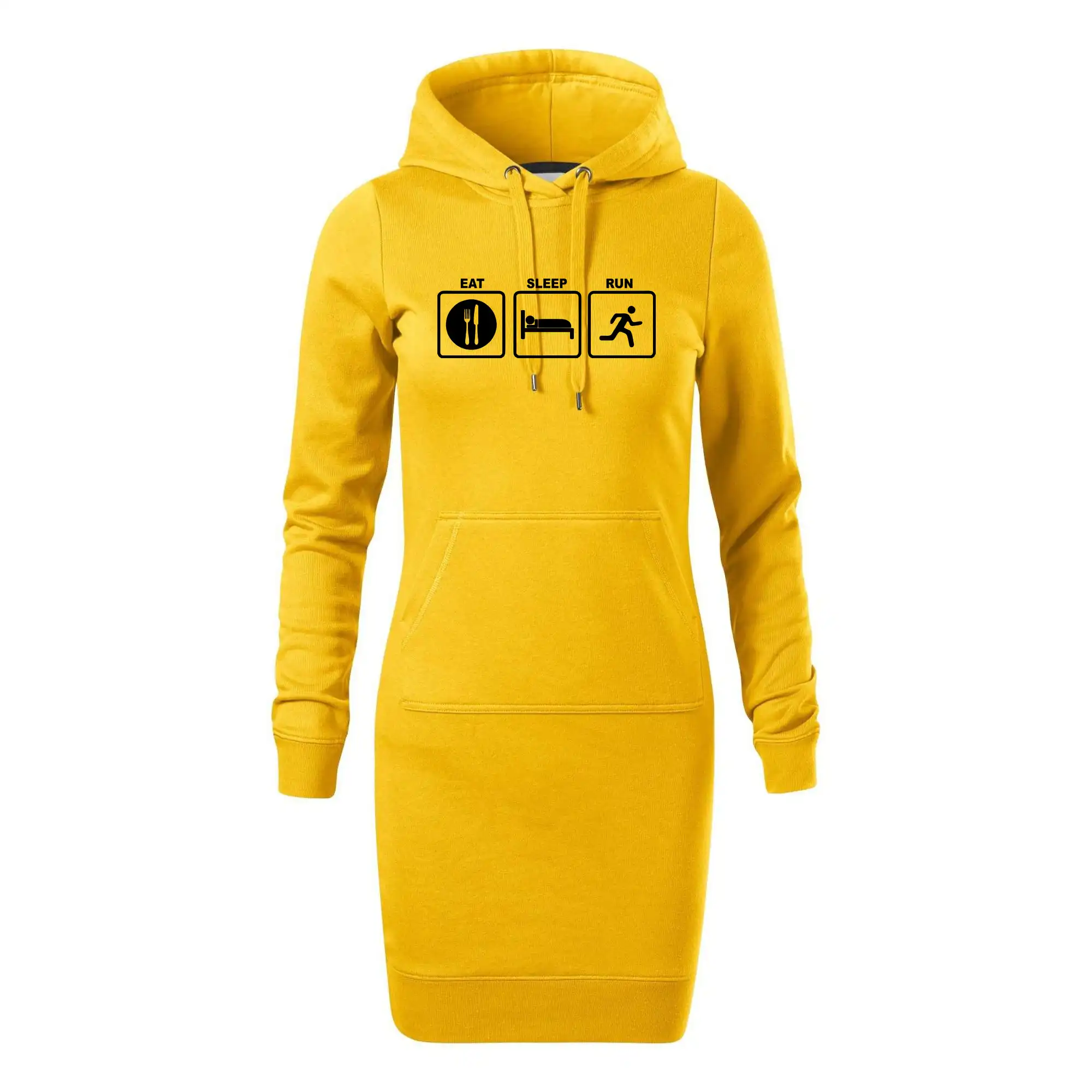 Eat sleep run čtverce