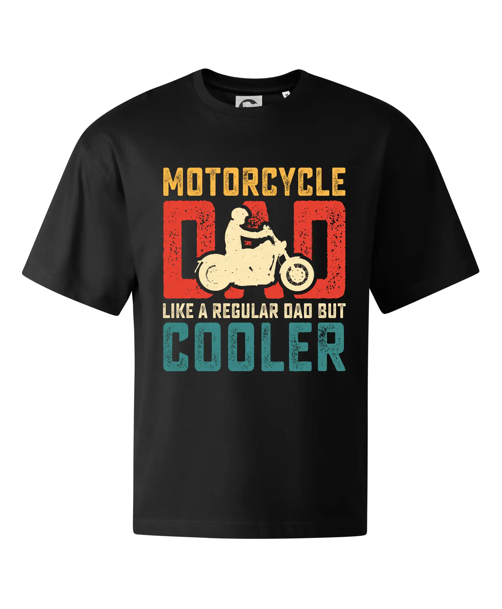 Motocross tričká - Motorcycle dad like a regular dad but cooler - Stage unisex - OVERSIZE