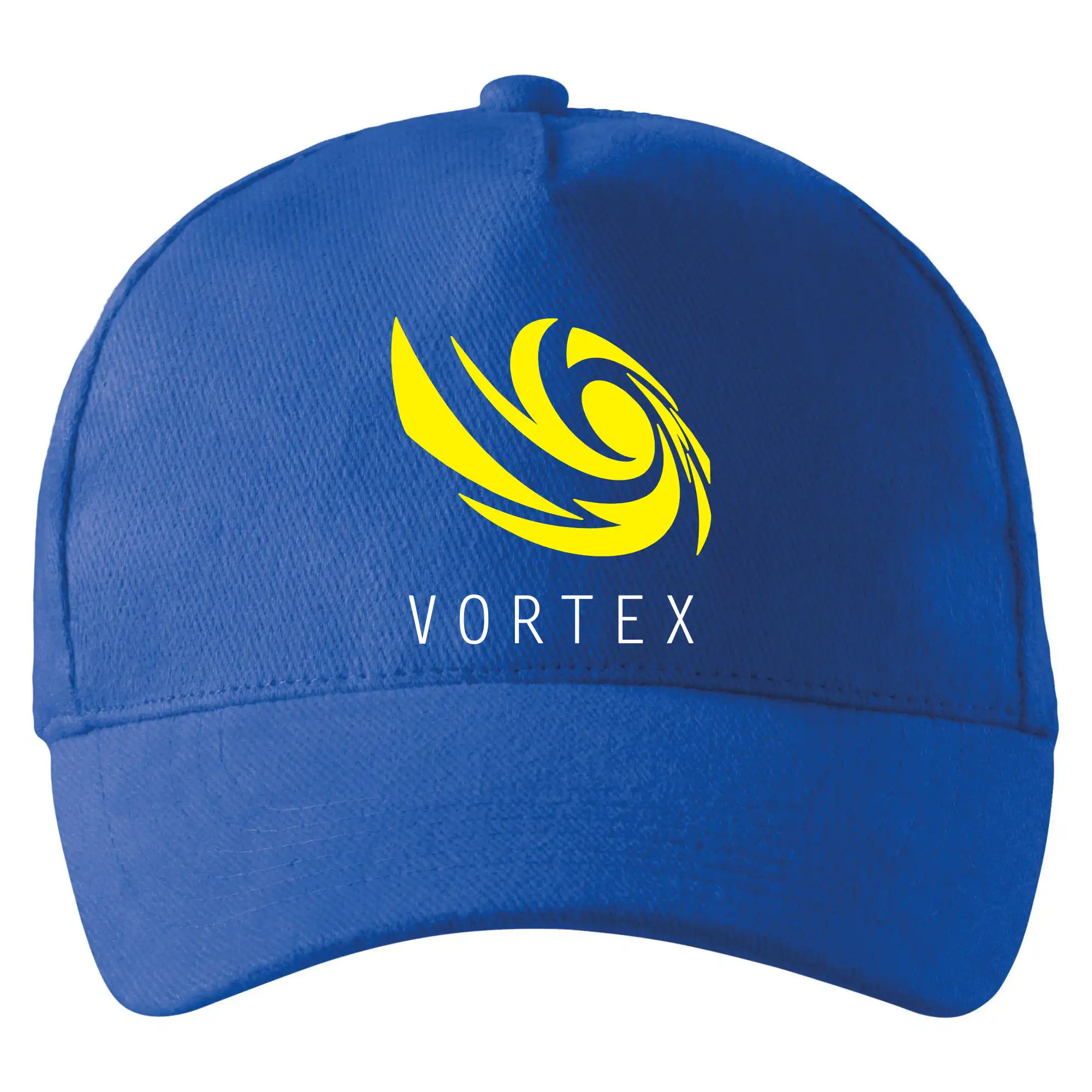Tričká, mikiny a šiltovky pre Youtubery - Vortex logo farebné - Šiltovka so zahnutým šiltom a mosaznou sponou