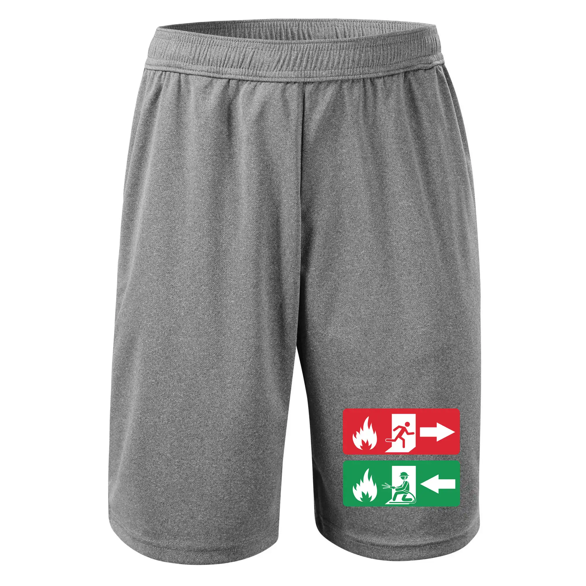 Lidé utíkají, hasiči přibíhají