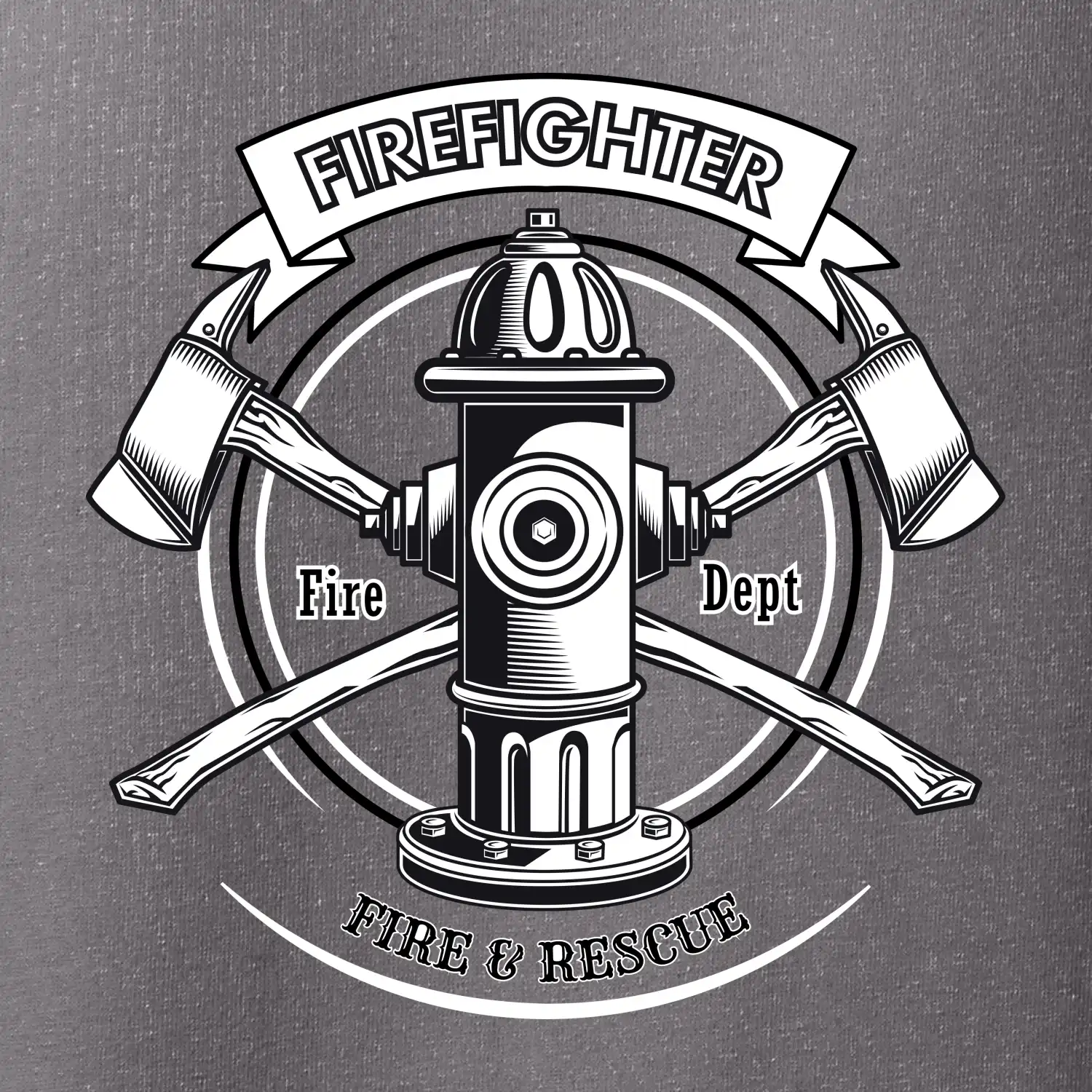 Firefighter logo Fire and rescue