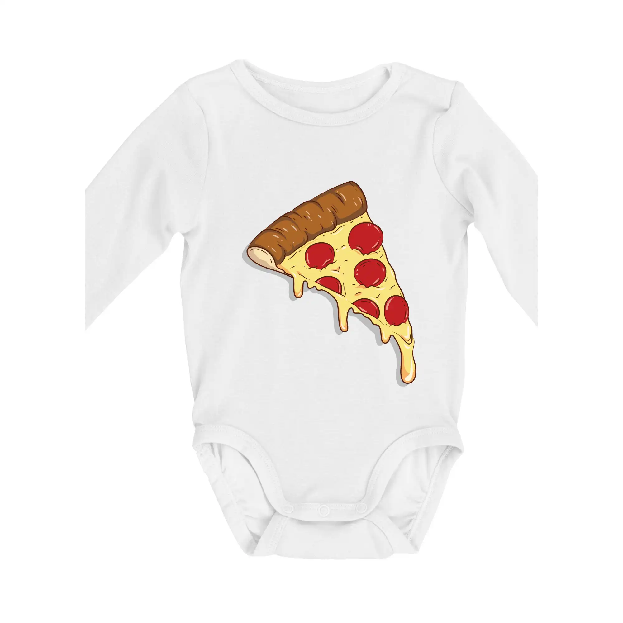 Pizza pre gurmánov - Body dojčenské s dlhým rukávom