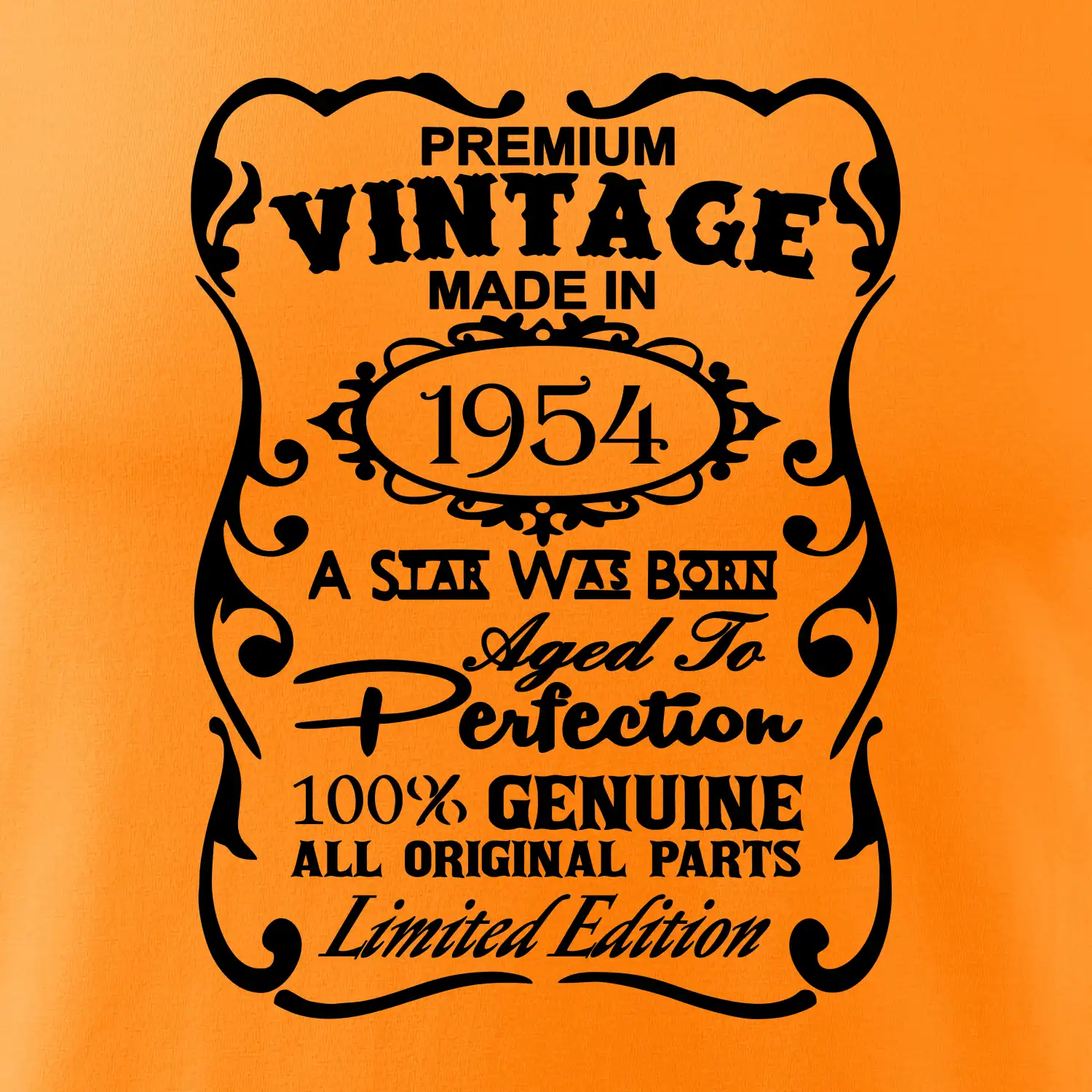 Vintage Etiketa - 1954