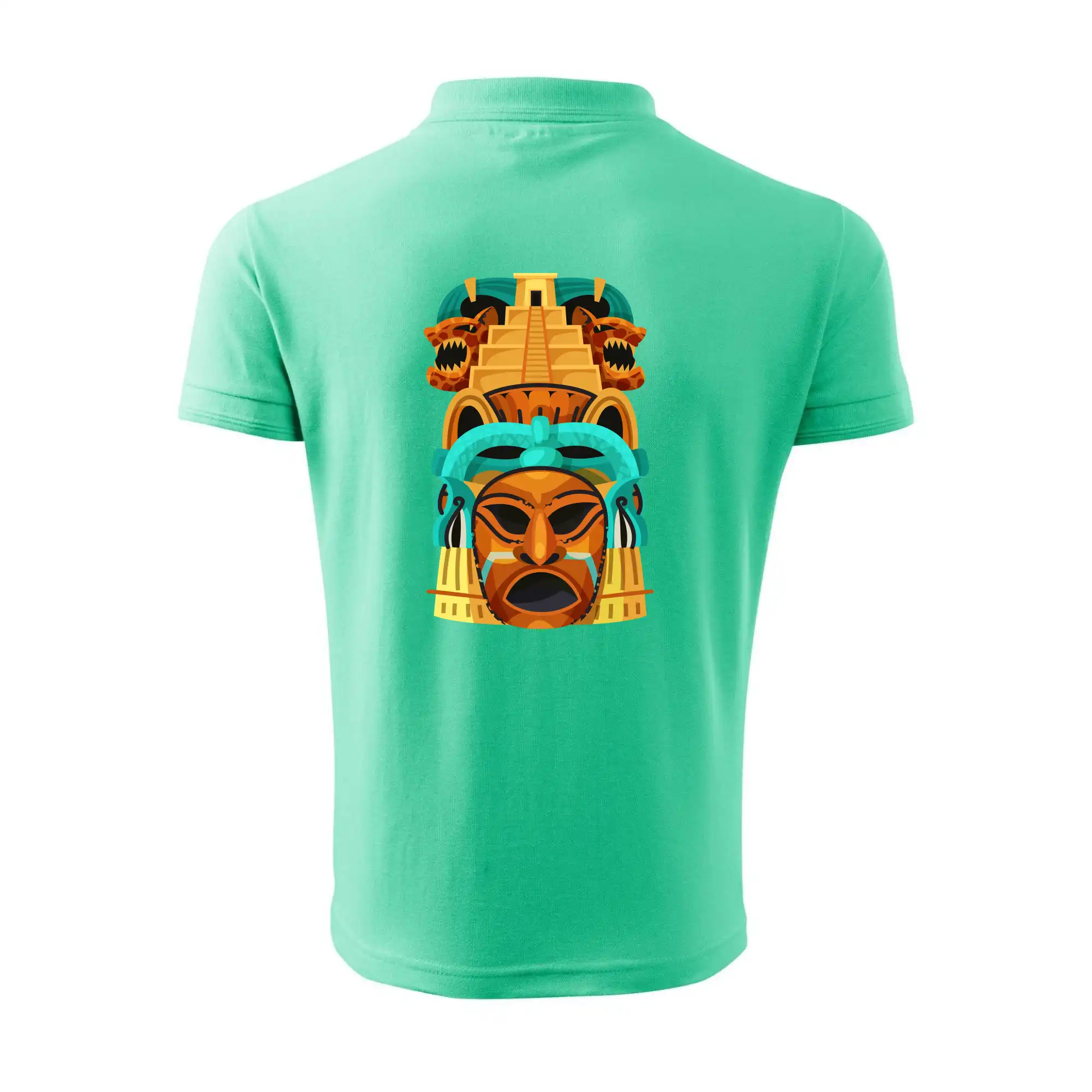 Mayové maska s pyramidou