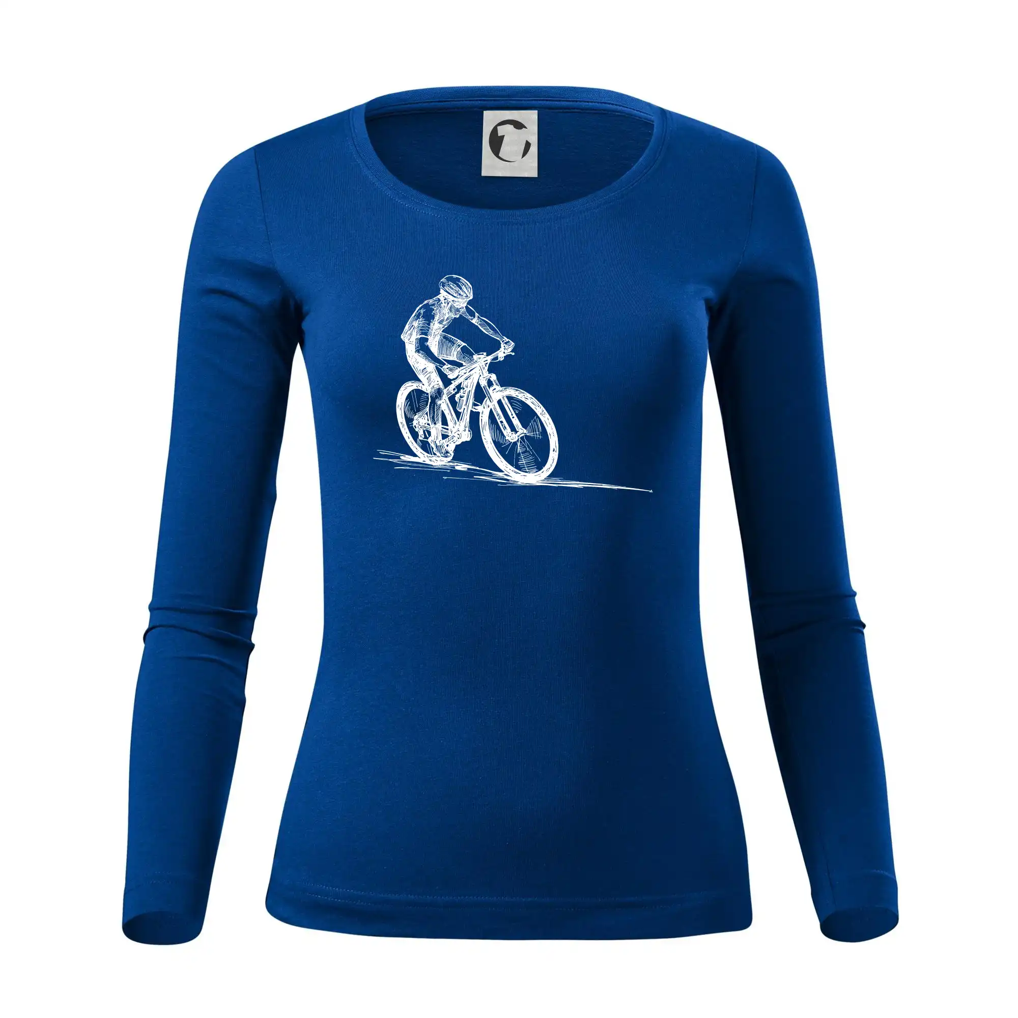 MTB kreslený cyklista