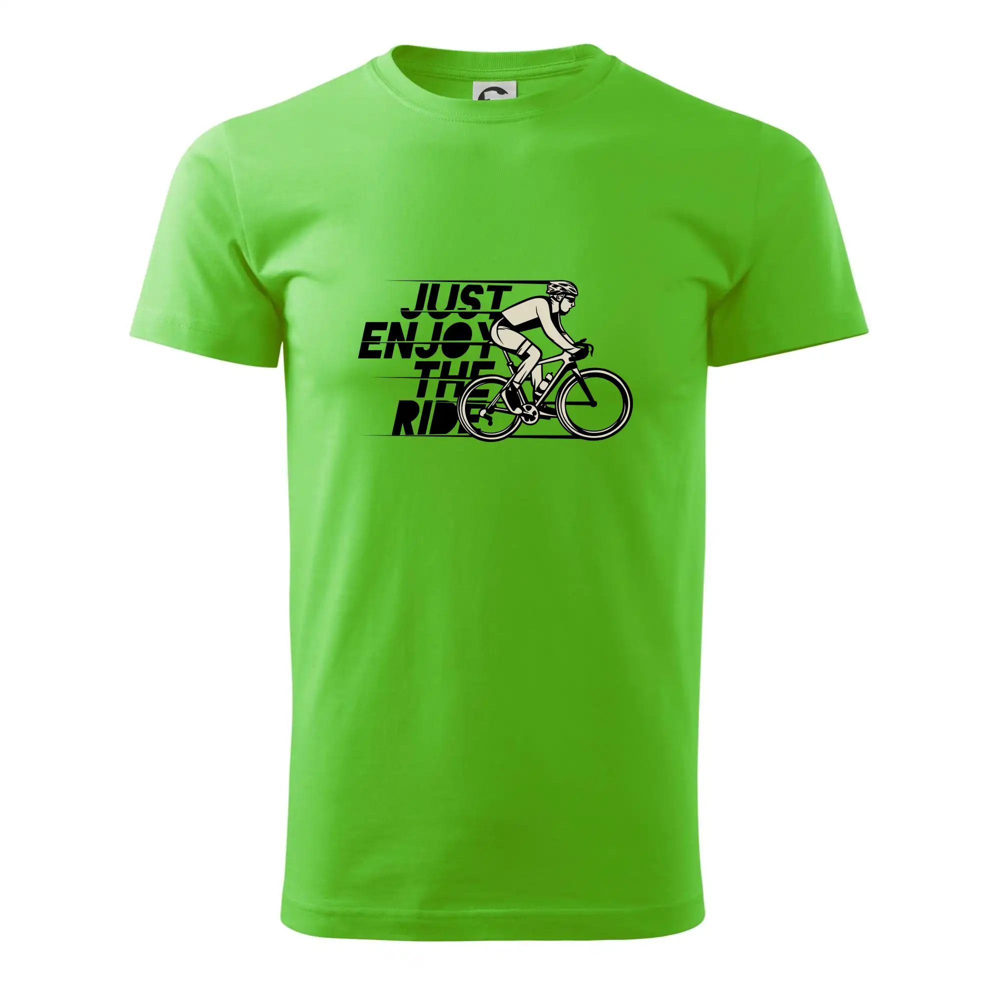 Tričko ako darček pre cyklistu - Just enjoy the ride - Pánske tričko nižšej gramáže