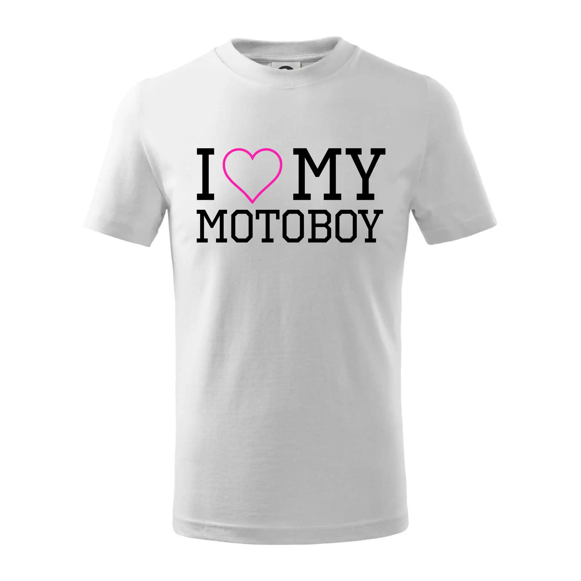 Tričká a mikiny s potlačou motoriek – pre pravých motorkárov - I love my motoboy - Tričko detské bavlnené