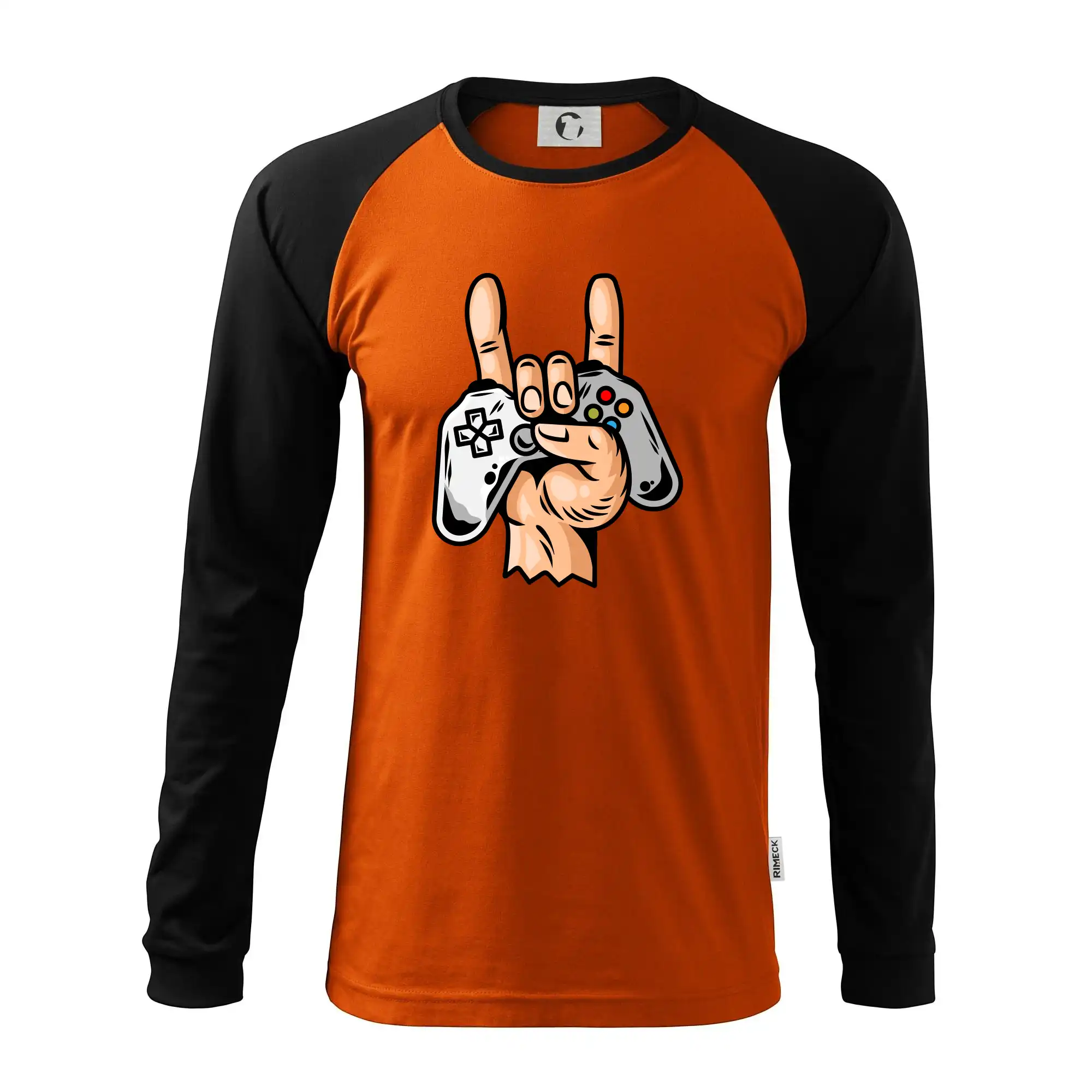 Tričká pre ajťákov - Gamer - gamepad paroháč - Pánske tričko s dlhým rukávom LS130