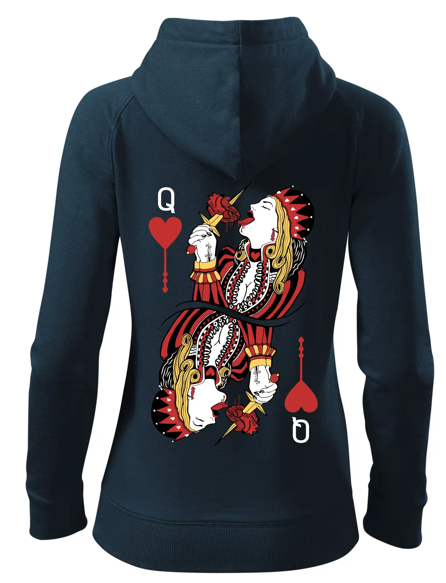 Srdcová Kráľovná kreslená (Pecka Design)