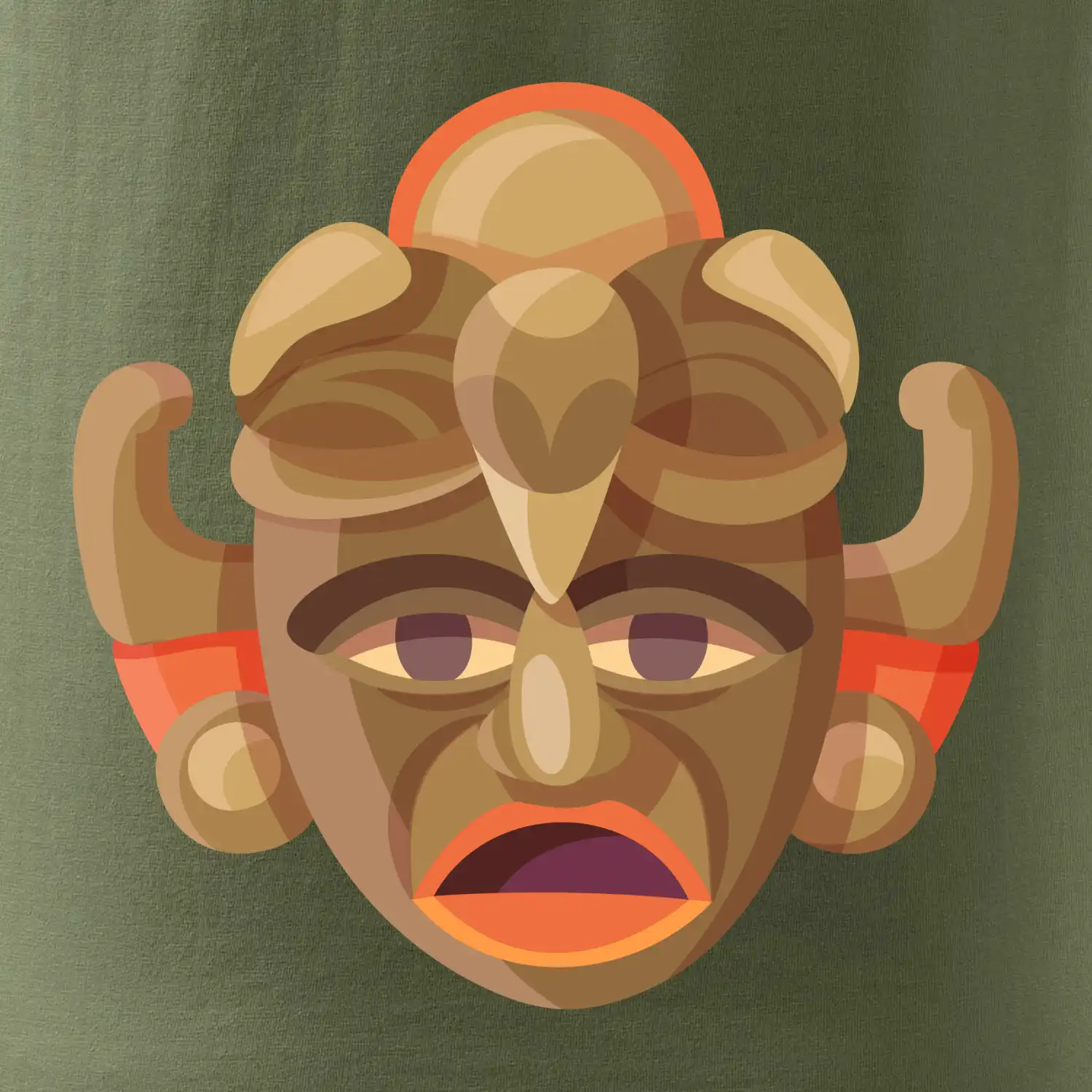 Mayové maska černoch